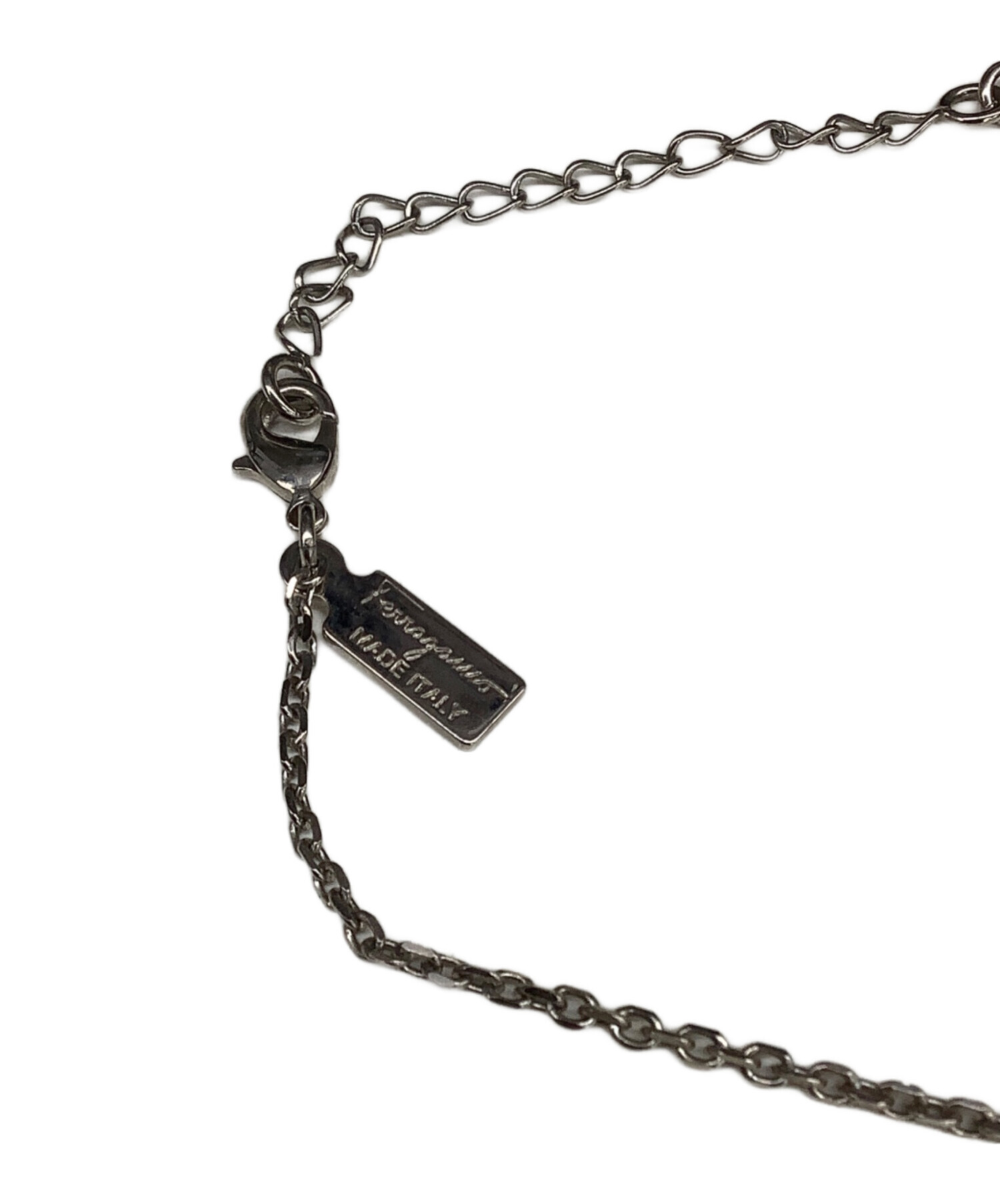 中古・古着通販】Ferragamo (フェラガモ) ガンチーニパールネックレス 