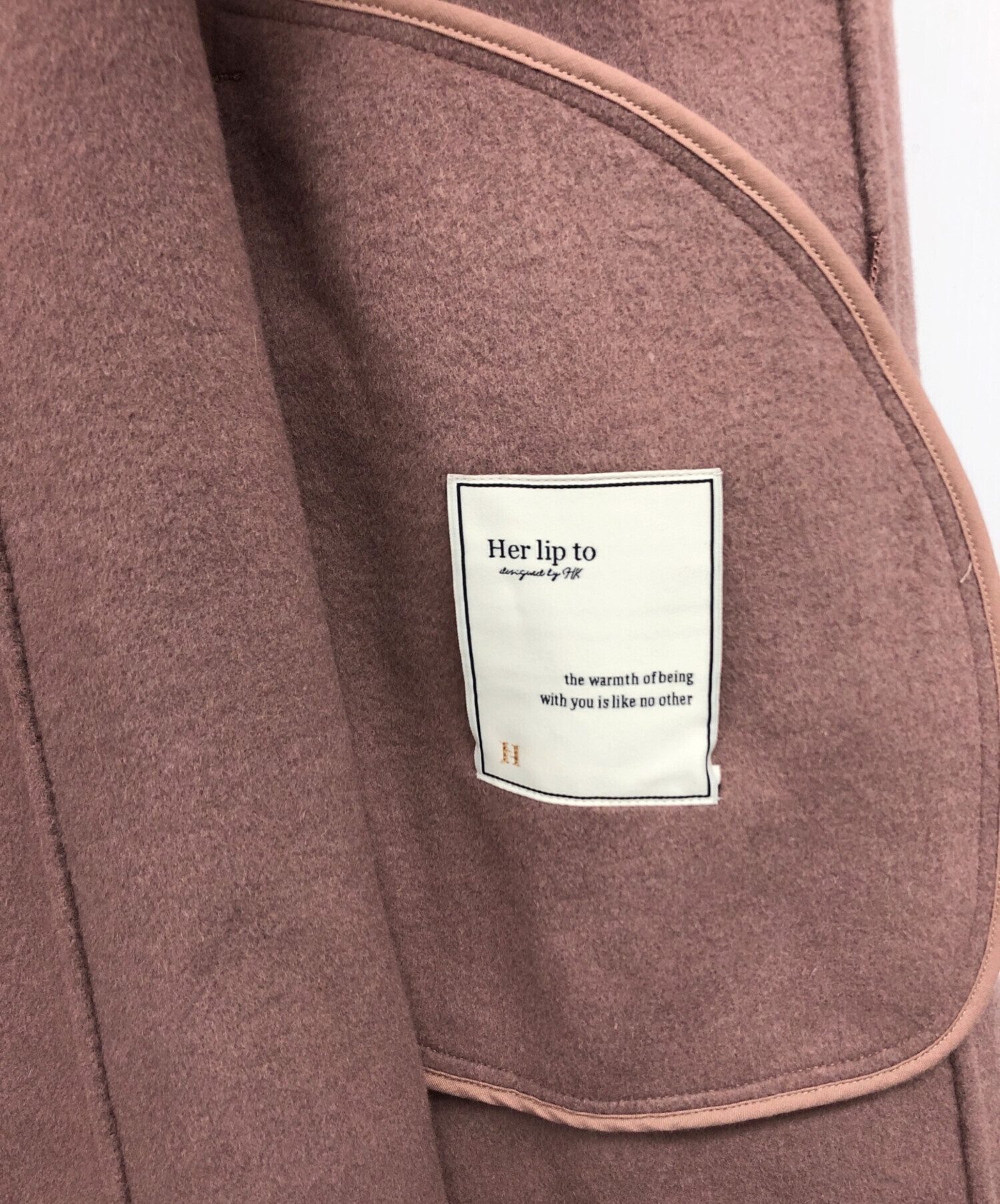 中古・古着通販】HER LIP TO (ハーリップトゥ) Siena River Long Coat