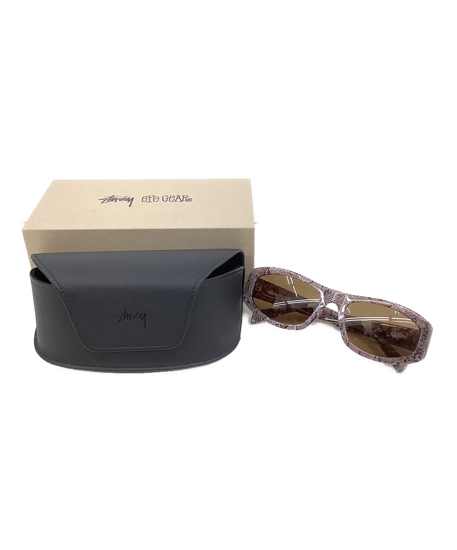 Vintage stussy ステューシー サングラス グラディ 箱付き 中古・古着通販】stussy (ステューシー) サングラス ブラウン