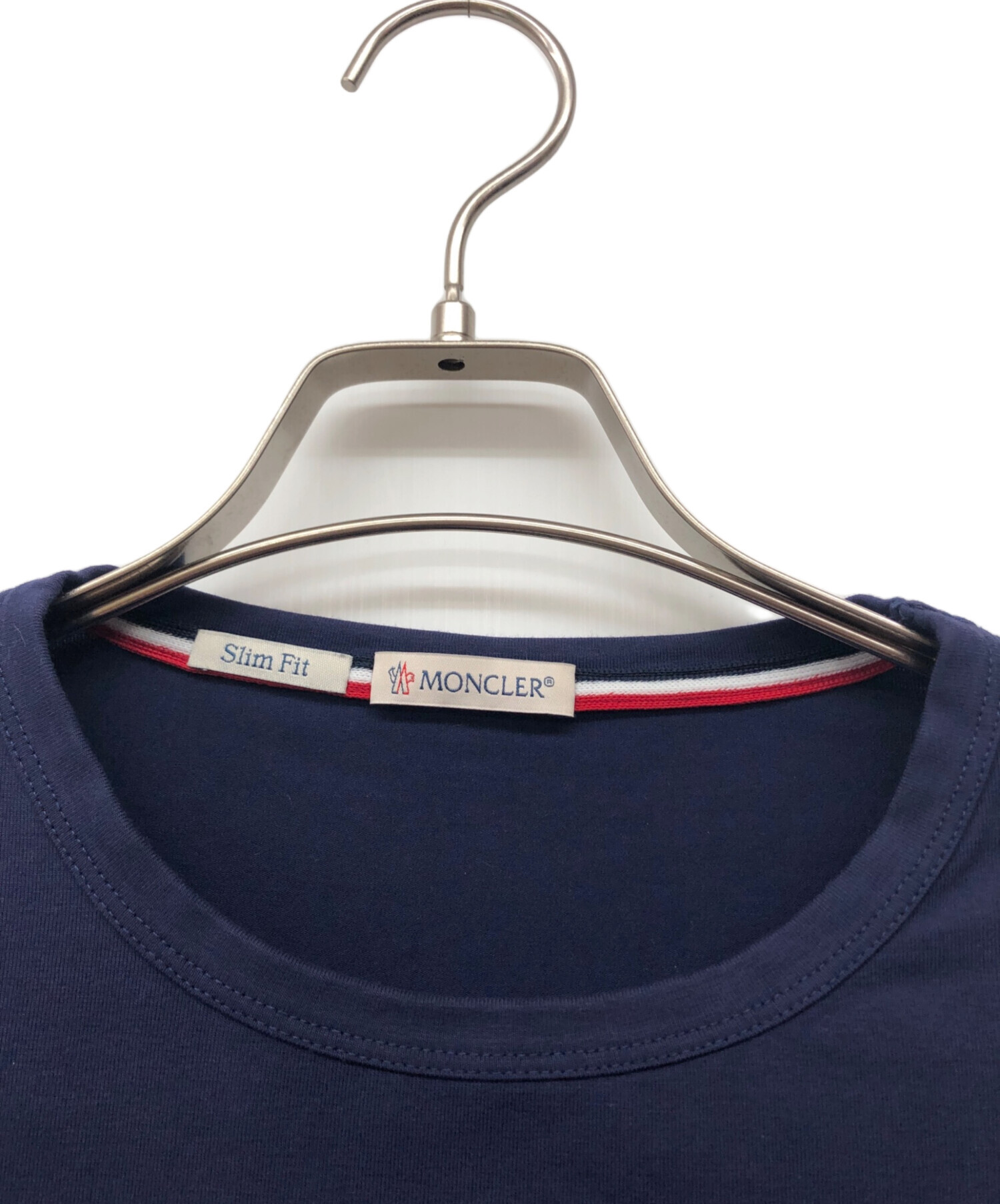 モンクレール MONCLER モンクレール Tシャツ ネイビー Slim Fit 美品 