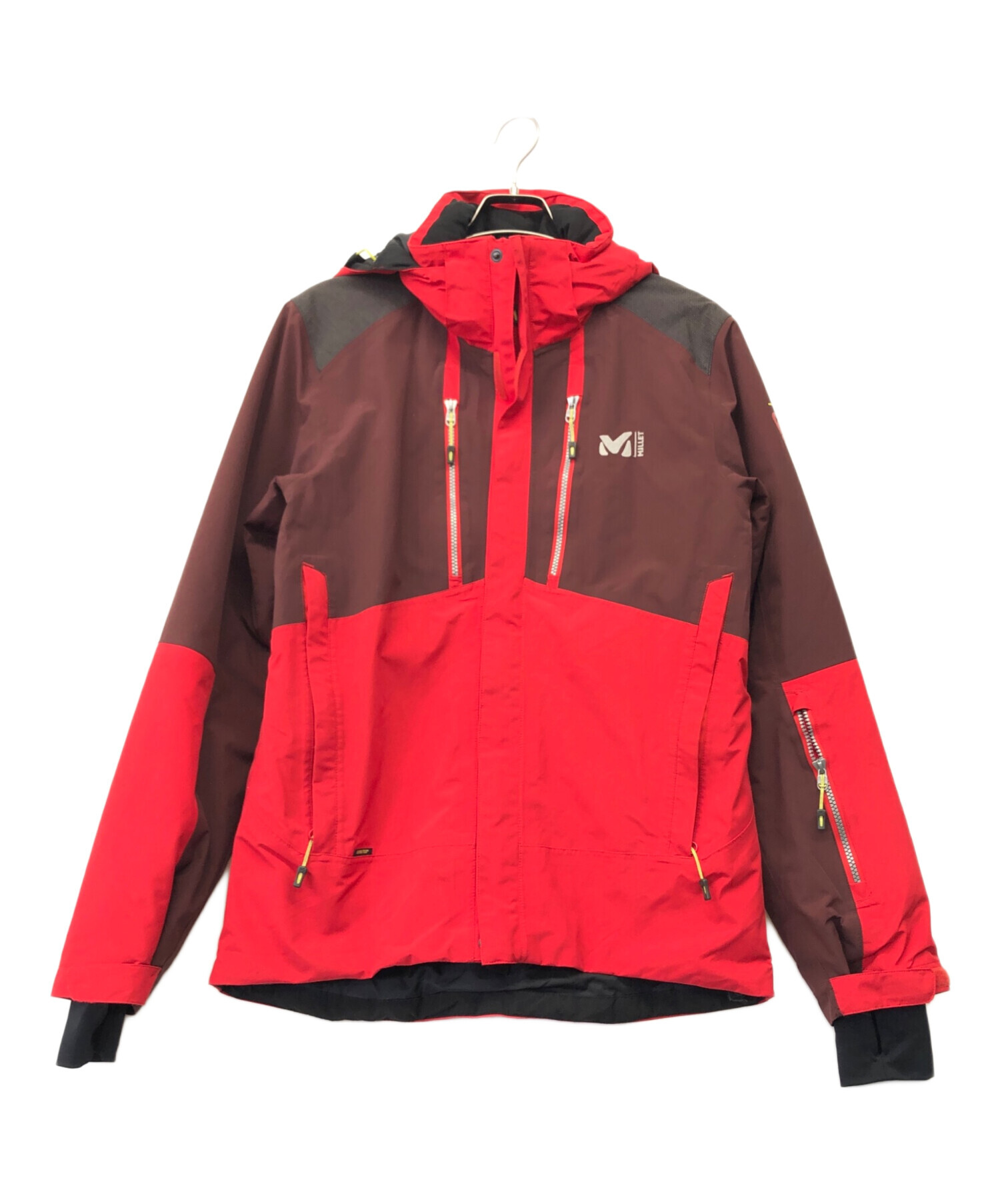 中古・古着通販】MILLET (ミレー) マウンテンパーカー レッド×ブラウン 