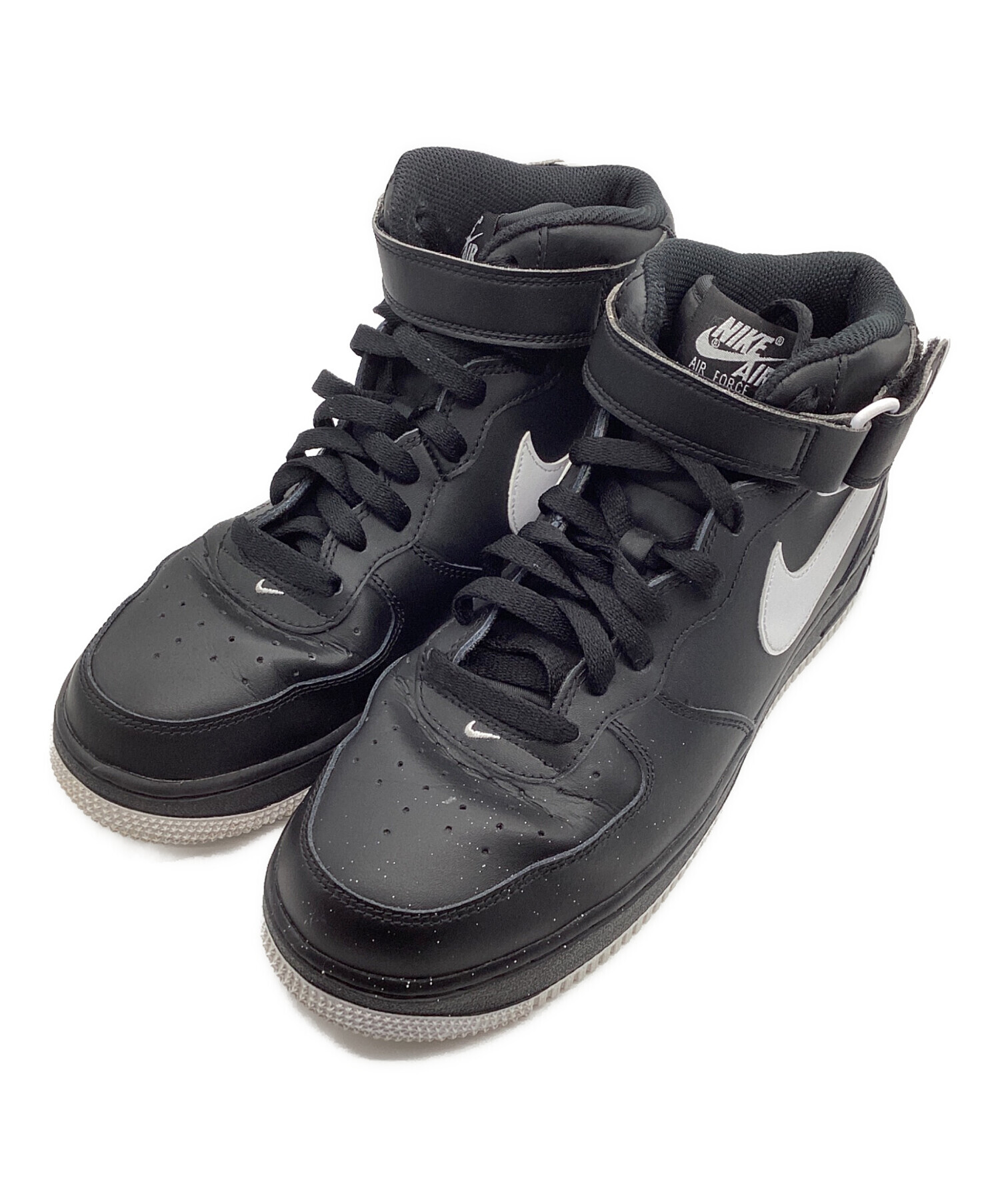中古・古着通販】NIKE (ナイキ) Air Force 1 Mid 07 ブラック サイズ 