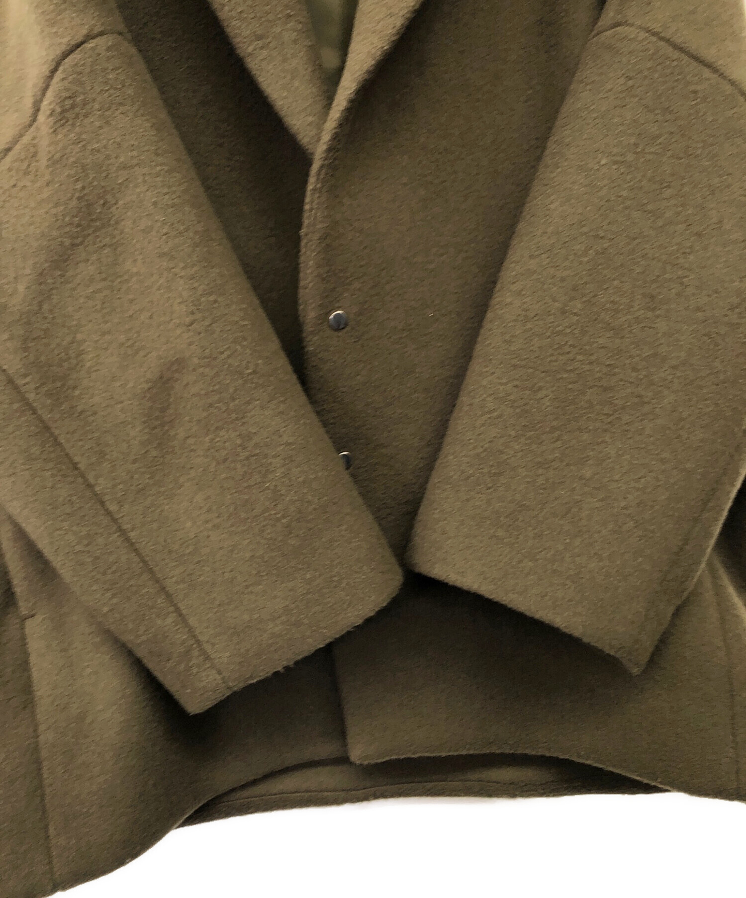 ELENDEEK エレンディーク コート（その他） レディース 【古着】【中古】 中古・古着通販】ELENDEEK (エレンディーク) FORM MIDDLE CT グリーン