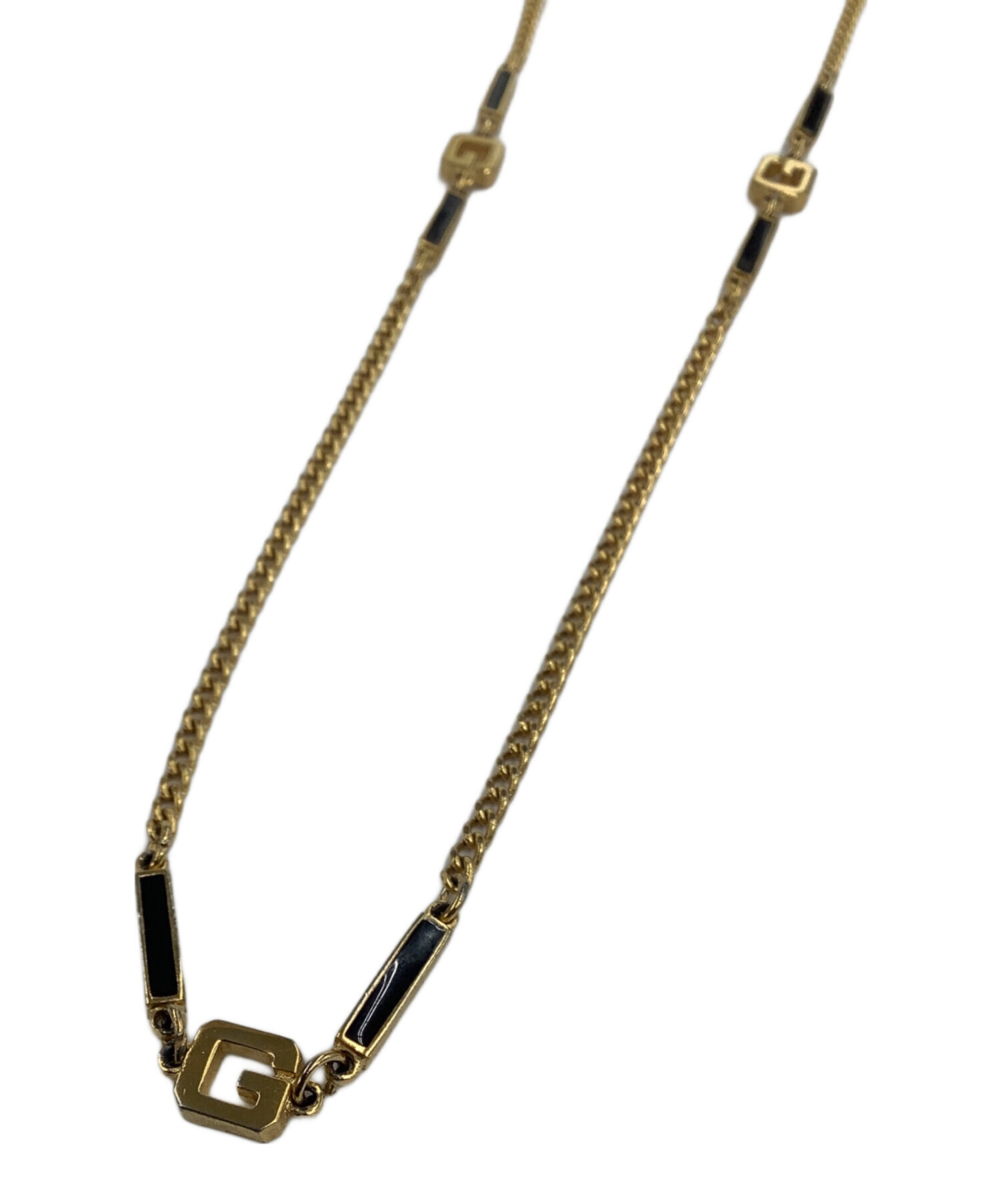 チェーンネックレス ロゴ付き 中古・古着通販】GIVENCHY (ジバンシィ) Gロゴチェーンネックレス