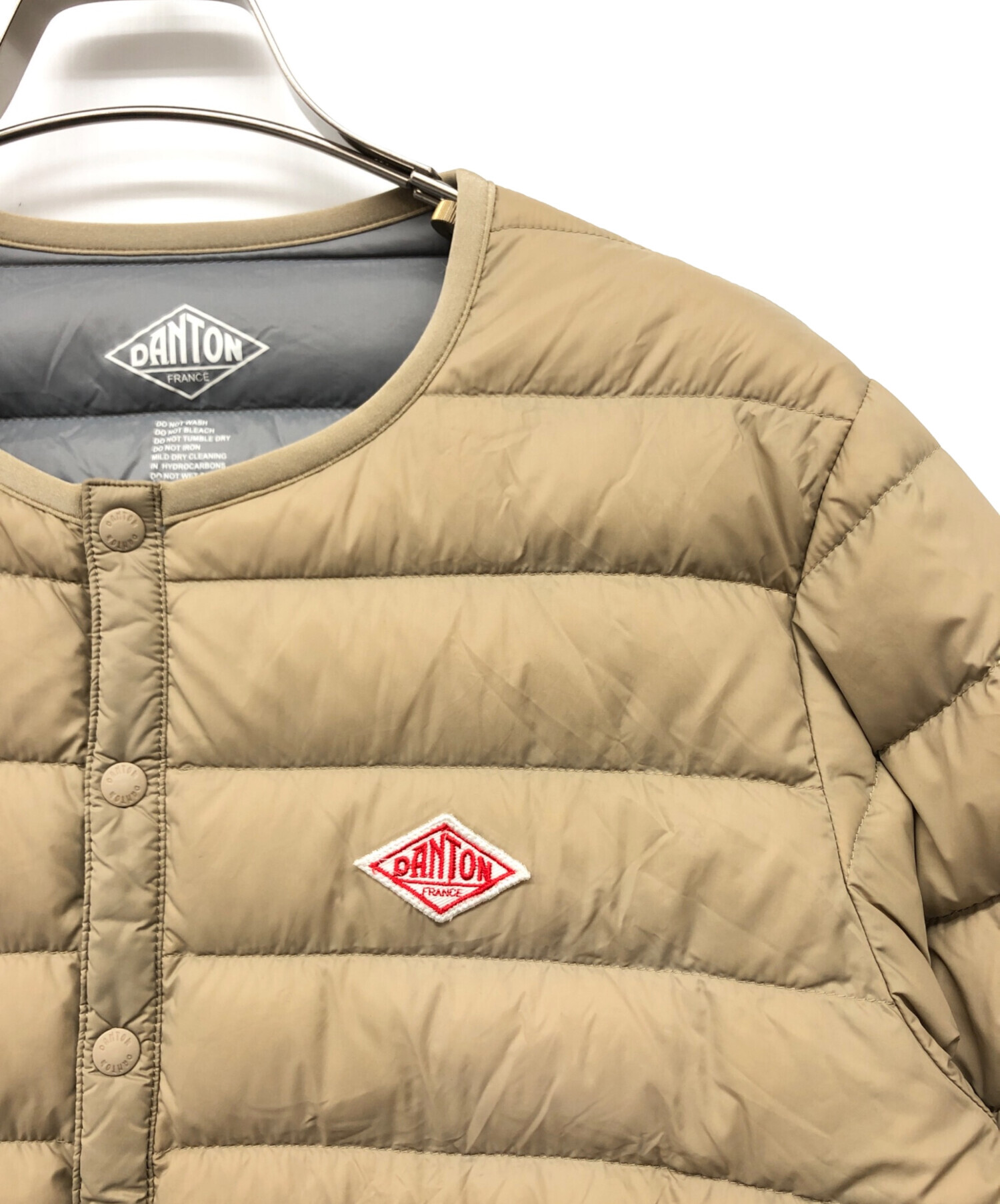 ダントン　ベージュ　36 Danton 「DANTON」 ジャケット 36 ベージュ レディース