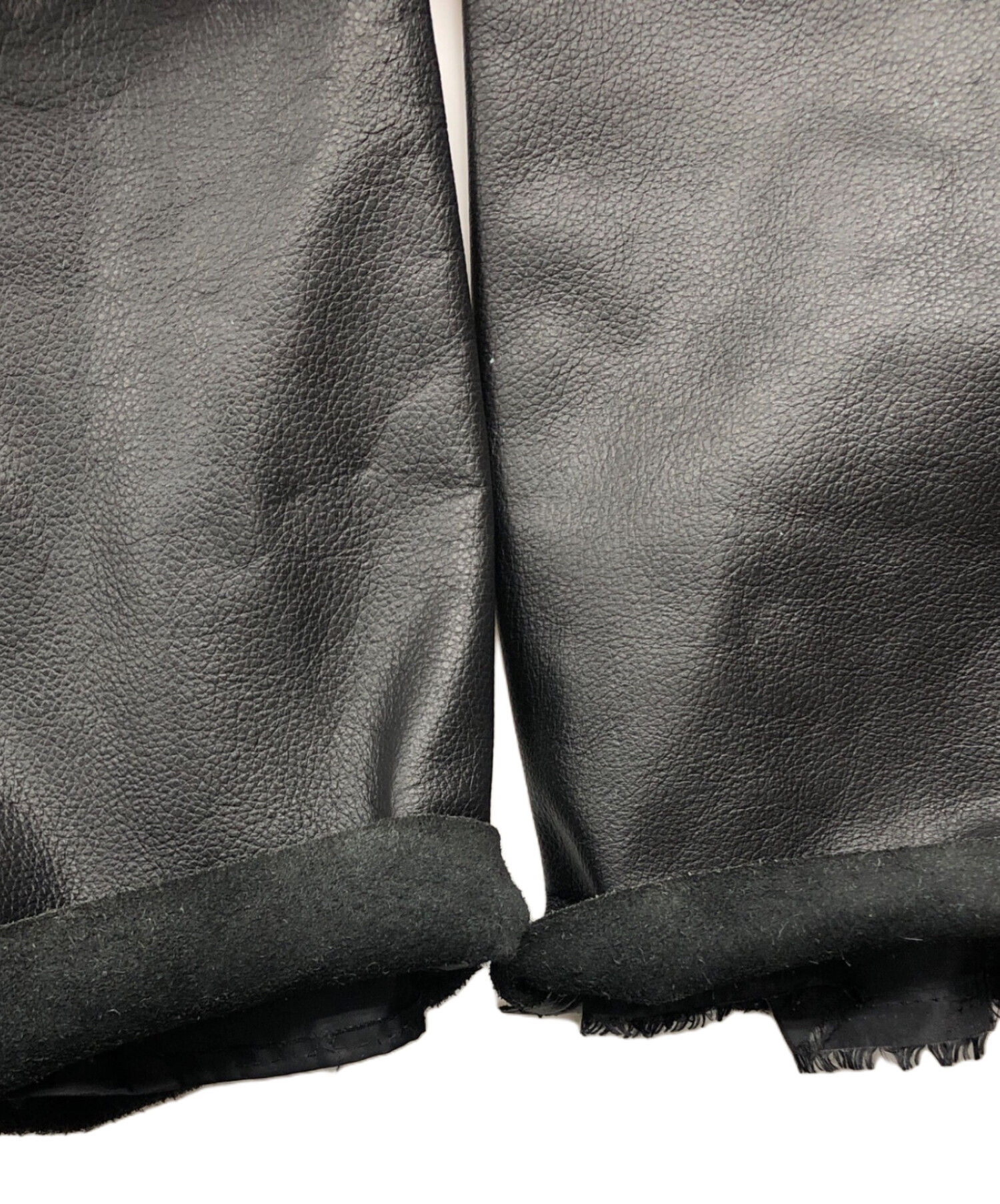 中古・古着通販】FREEDOM (フリーダム) レザーパンツ ブラック サイズ