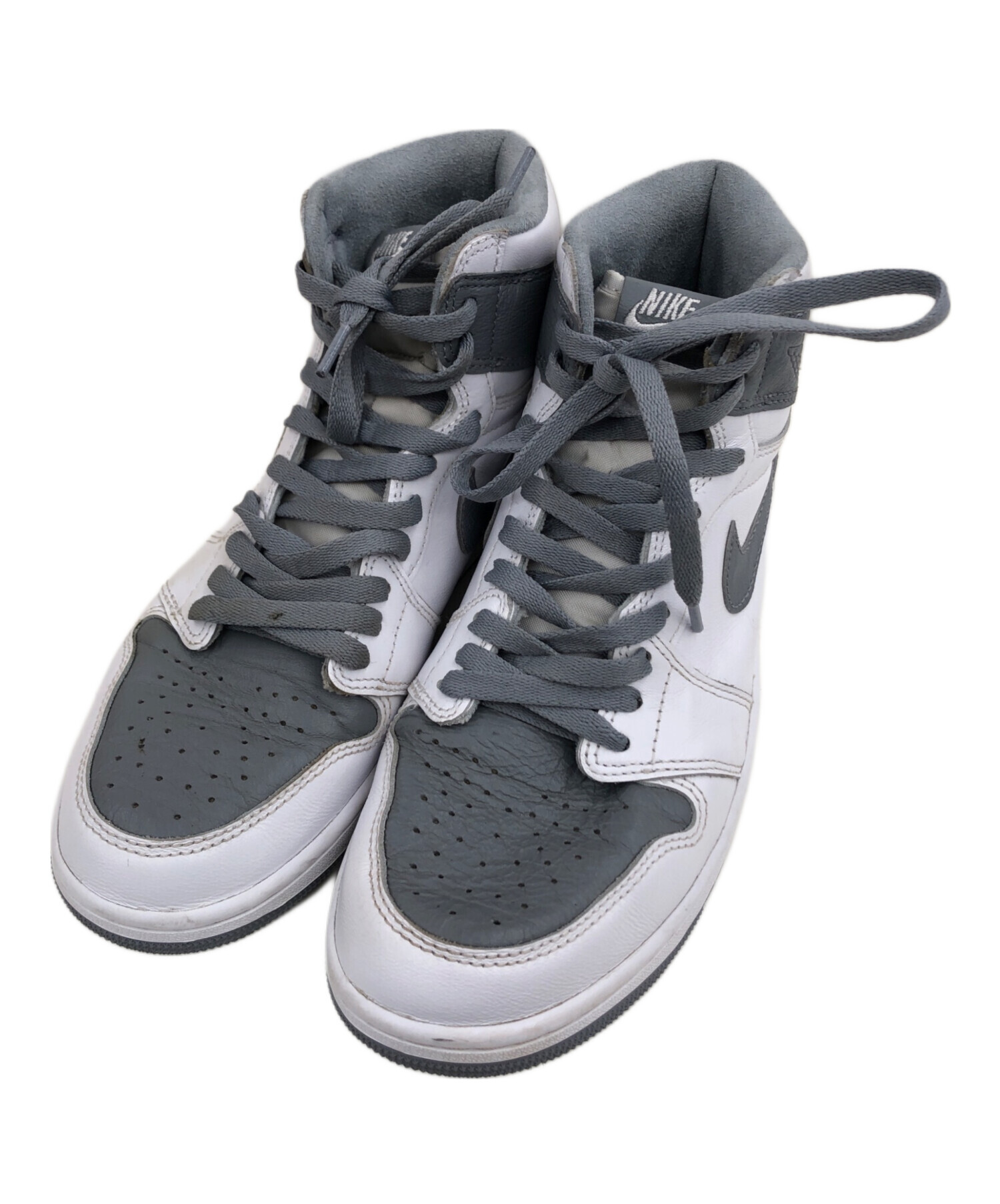 中古・古着通販】NIKE (ナイキ) ハイカットスニーカー グレー サイズ