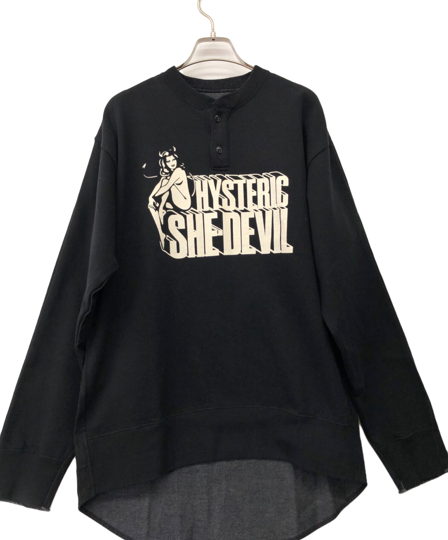 HYSTERIC GLAMOUR ヘンリーネックTシャツ ヒステリックグラマー