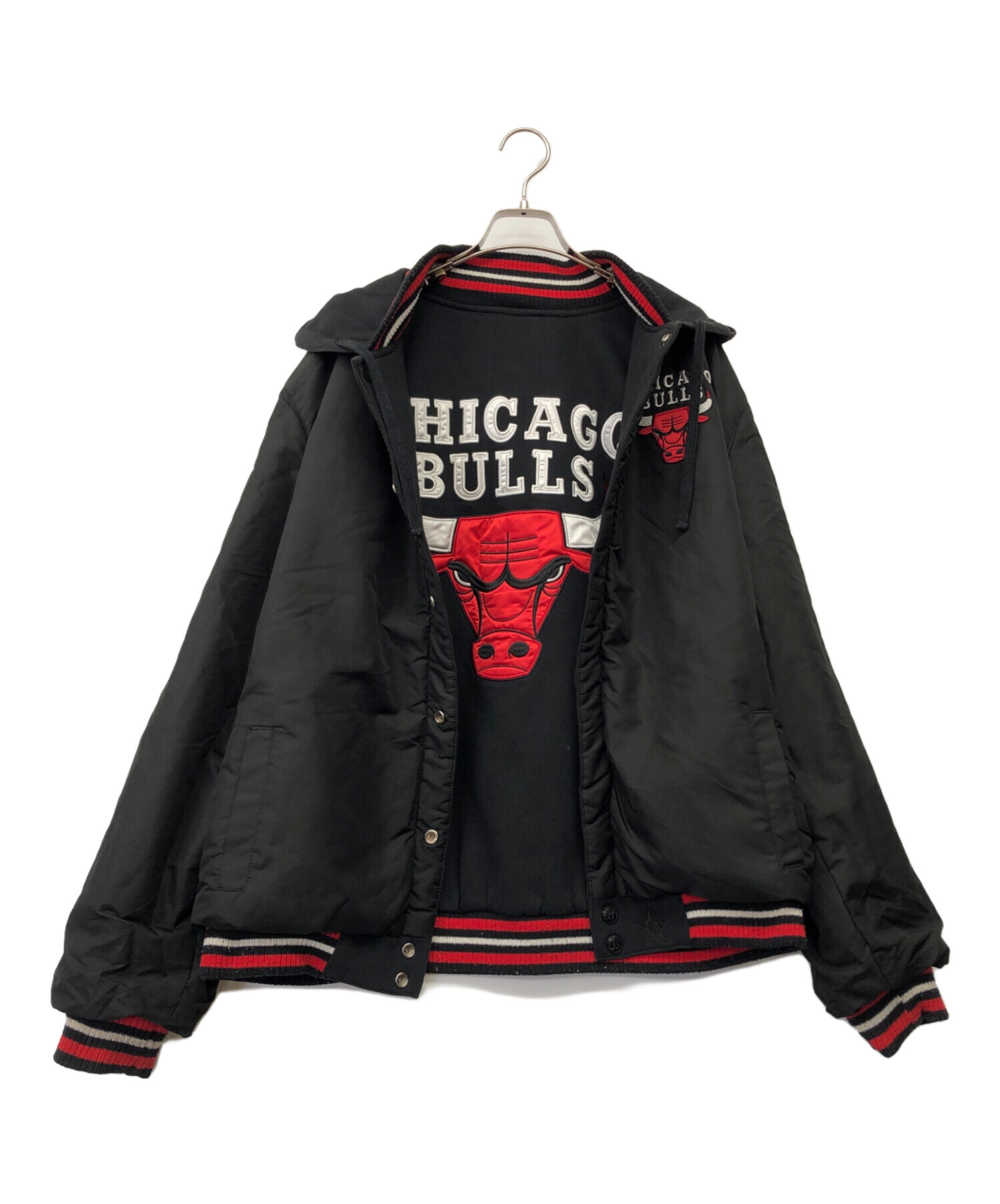 中古・古着通販】NBA (エヌビーエー) リバーシブルジャケット ブラック 