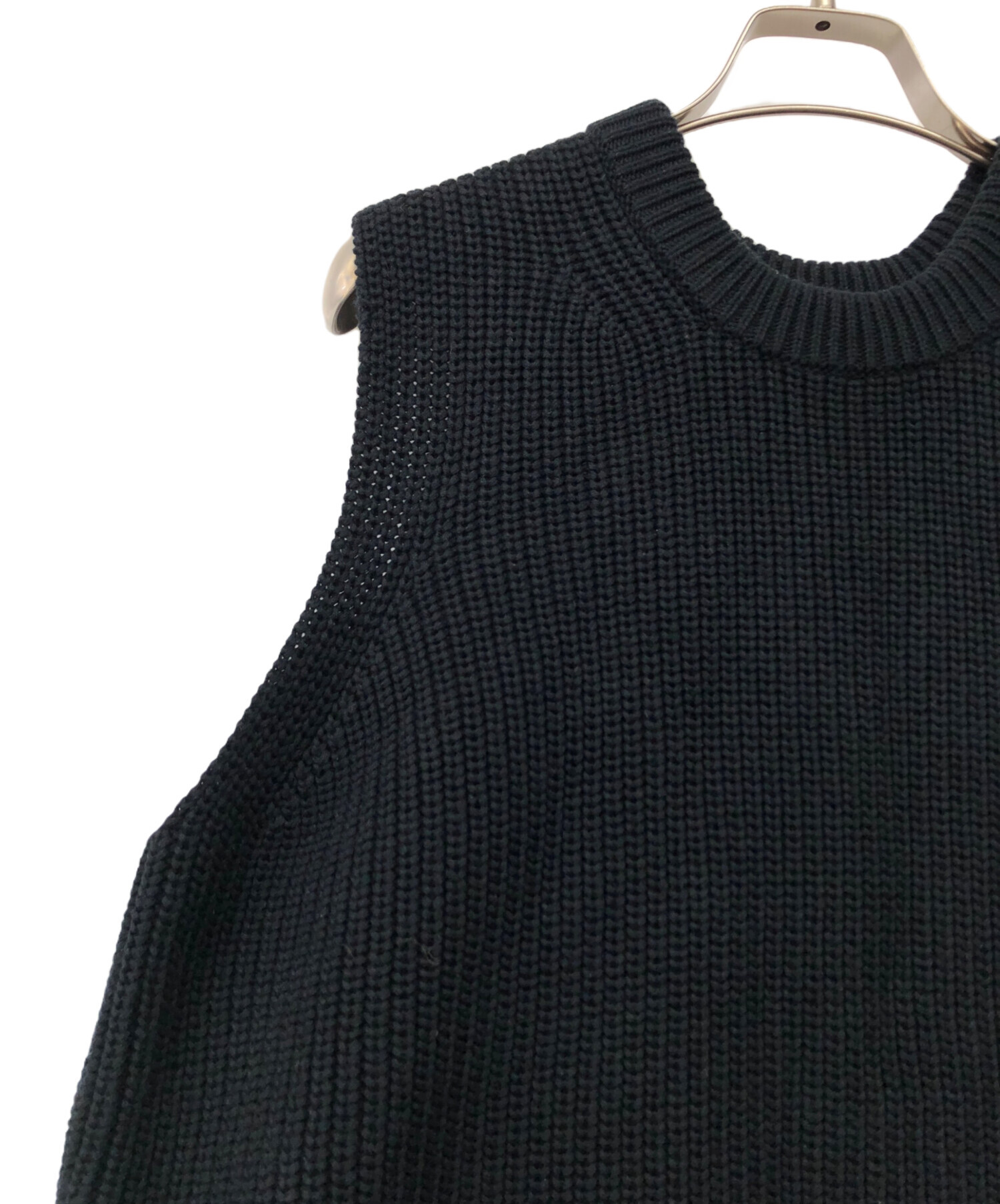 美品L'AppartementアパルトモンKnit Vestニットベストブラック