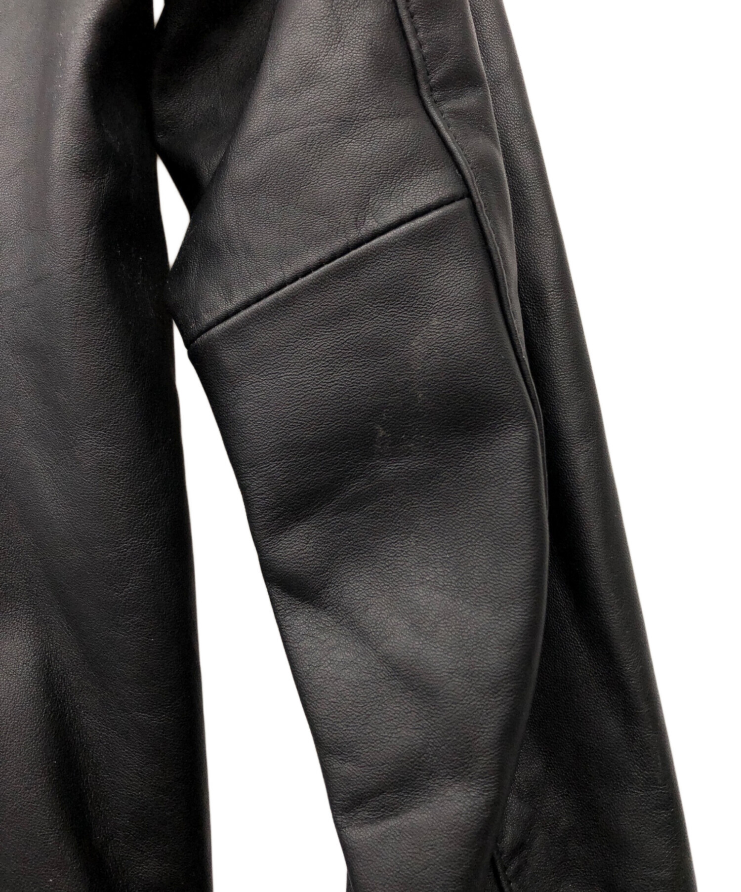 極美品 FUGA フーガ レザージャケット ブラック サイズ46 楽天市場】