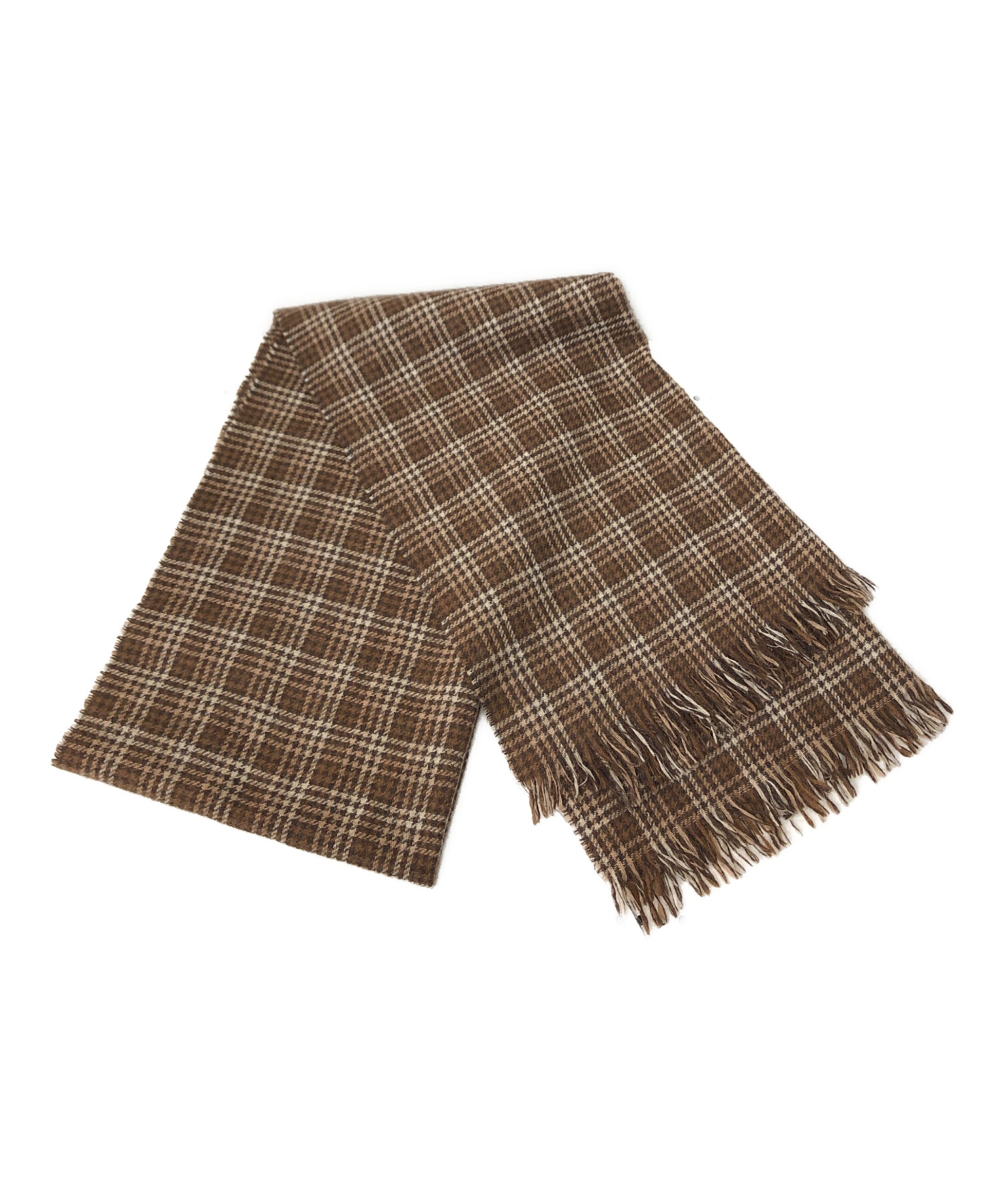 中古・古着通販】DRAKE'S (ドレイクス) マフラー ブラウン|ブランド 中古・古着通販】DRAKE'S (ドレイクス) マフラー ブラウン|ブランド