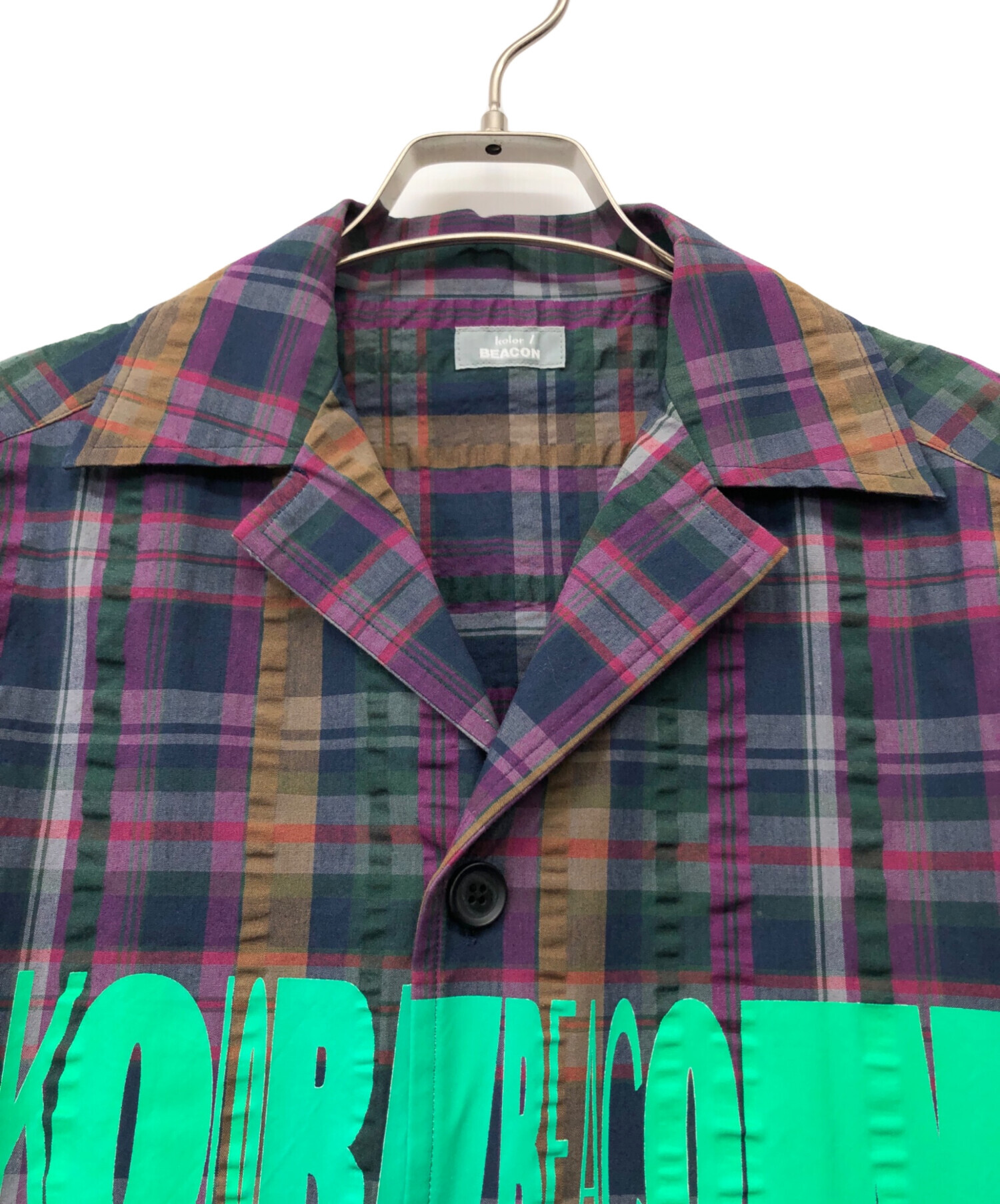 中古・古着通販】kolor/BEACON (カラービーコン) チェックシャツ  