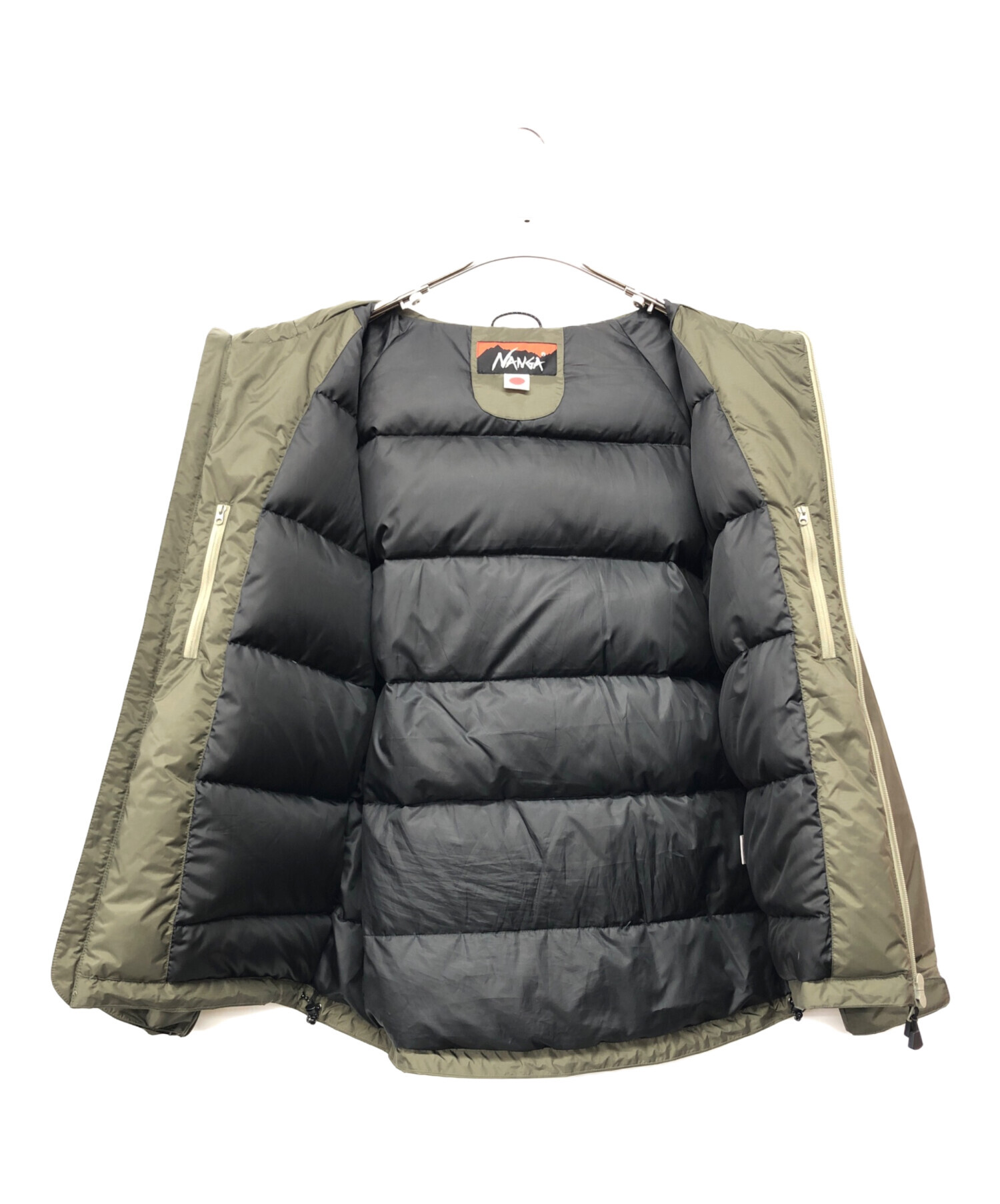 中古・古着通販】NANGA (ナンガ) ダウンジャケット オリーブ サイズ:XL 