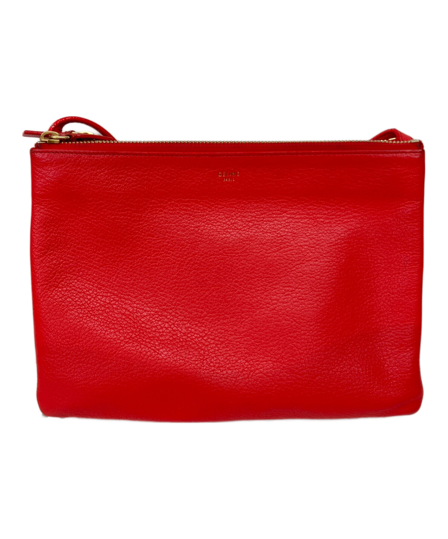 中古・古着通販】CELINE (セリーヌ) ショルダーバッグ レッド