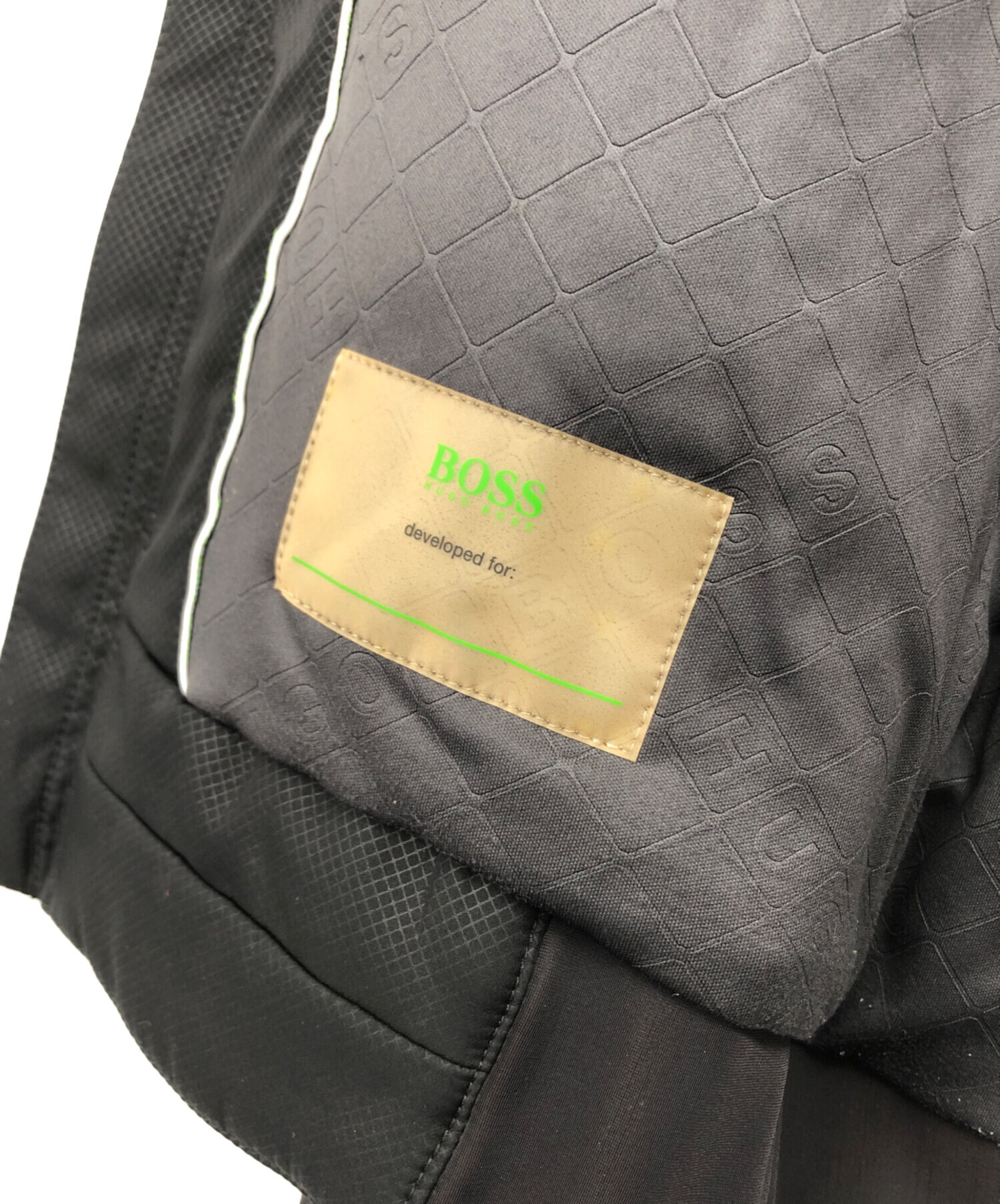 中古・古着通販】HUGO BOSS (ヒューゴ ボス) ブルゾン ブラック サイズ 