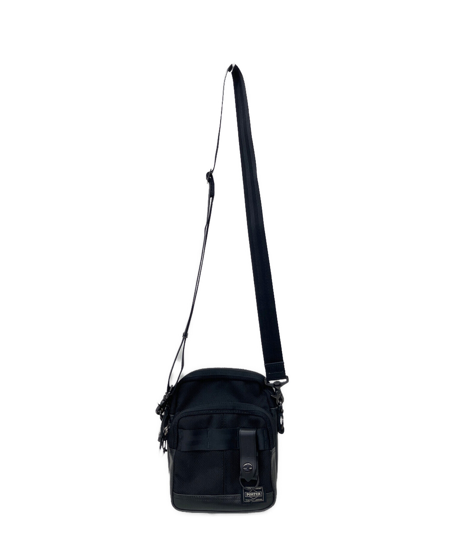 中古・古着通販】PORTER (ポーター) ショルダーバッグ ブラック