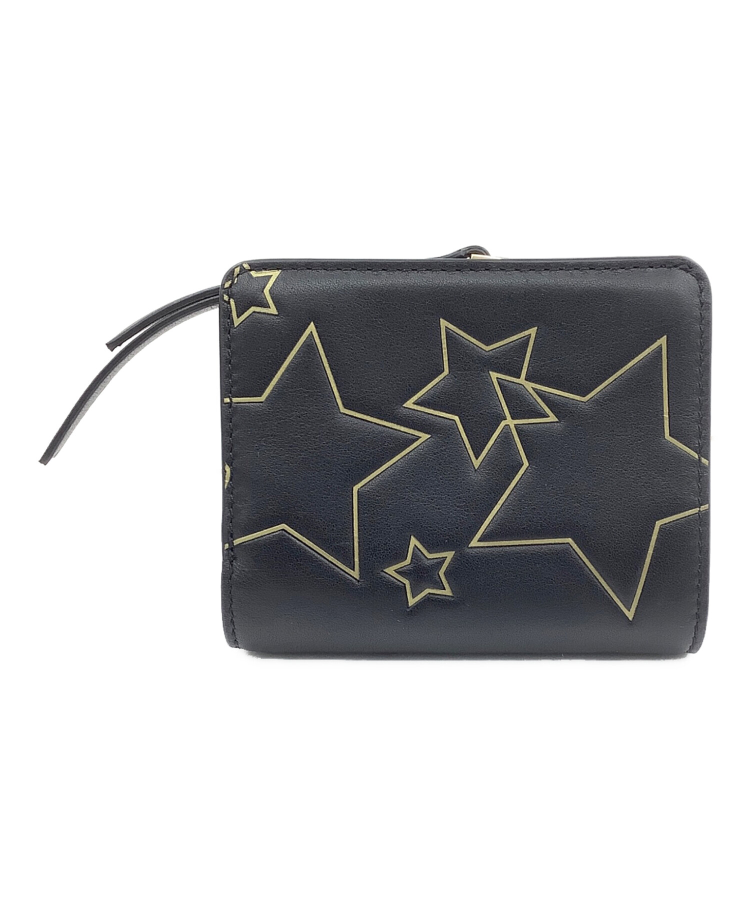 MARC JACOBS ブラック 二つ折り財布 未使用品 中古・古着通販】MARC JACOBS (マークジェイコブス) MARC JACOBS 2