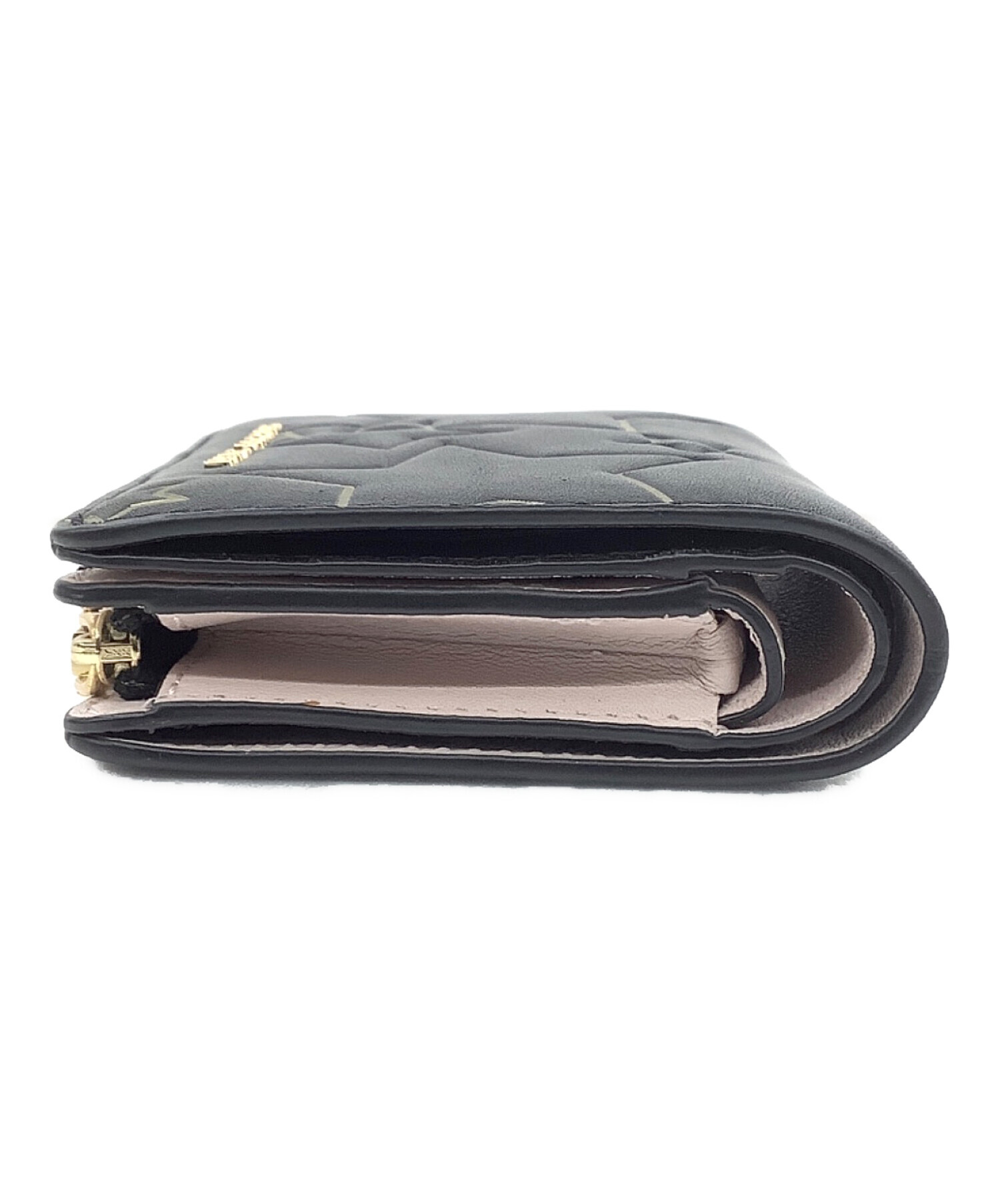 MARC JACOBS ブラック 二つ折り財布 未使用品 中古・古着通販】MARC JACOBS (マークジェイコブス) 2つ折り財布