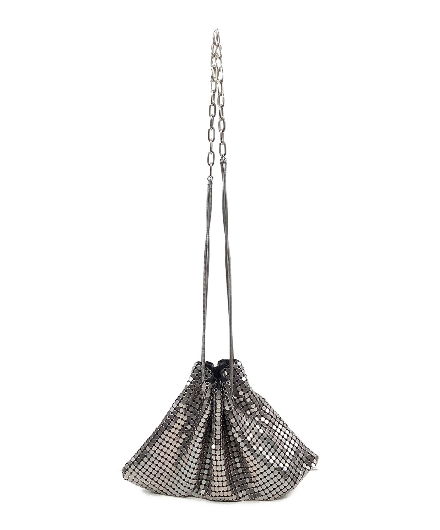 バッグ BIGOTRE CHILLY PURSE L / SILVER 中古・古着通販】BIGOTRE (ビゴター) チェーンショルダーバッグ CHILLY