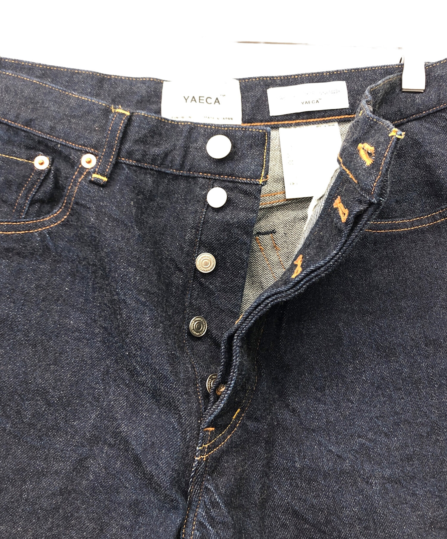 中古・古着通販】YAECA (ヤエカ) ワイドテーパードデニムパンツ サイズ 