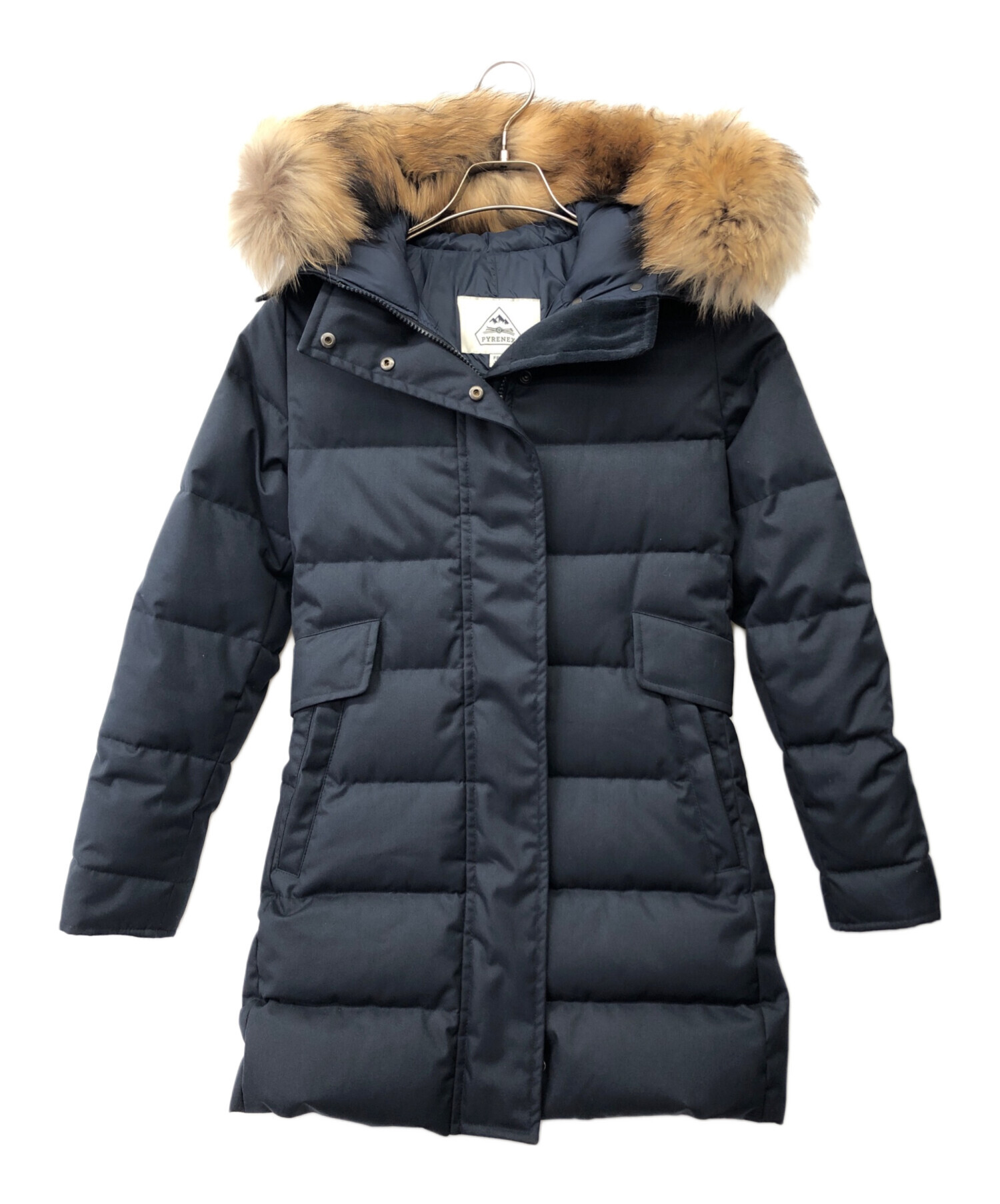 中古・古着通販】Pyrenex (ピレネックス) ダウンコート ネイビー 