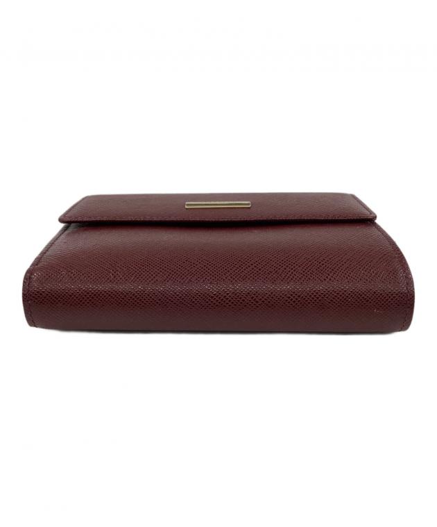 中古・古着通販】BURBERRY (バーバリー) がま口財布 ワインレッド