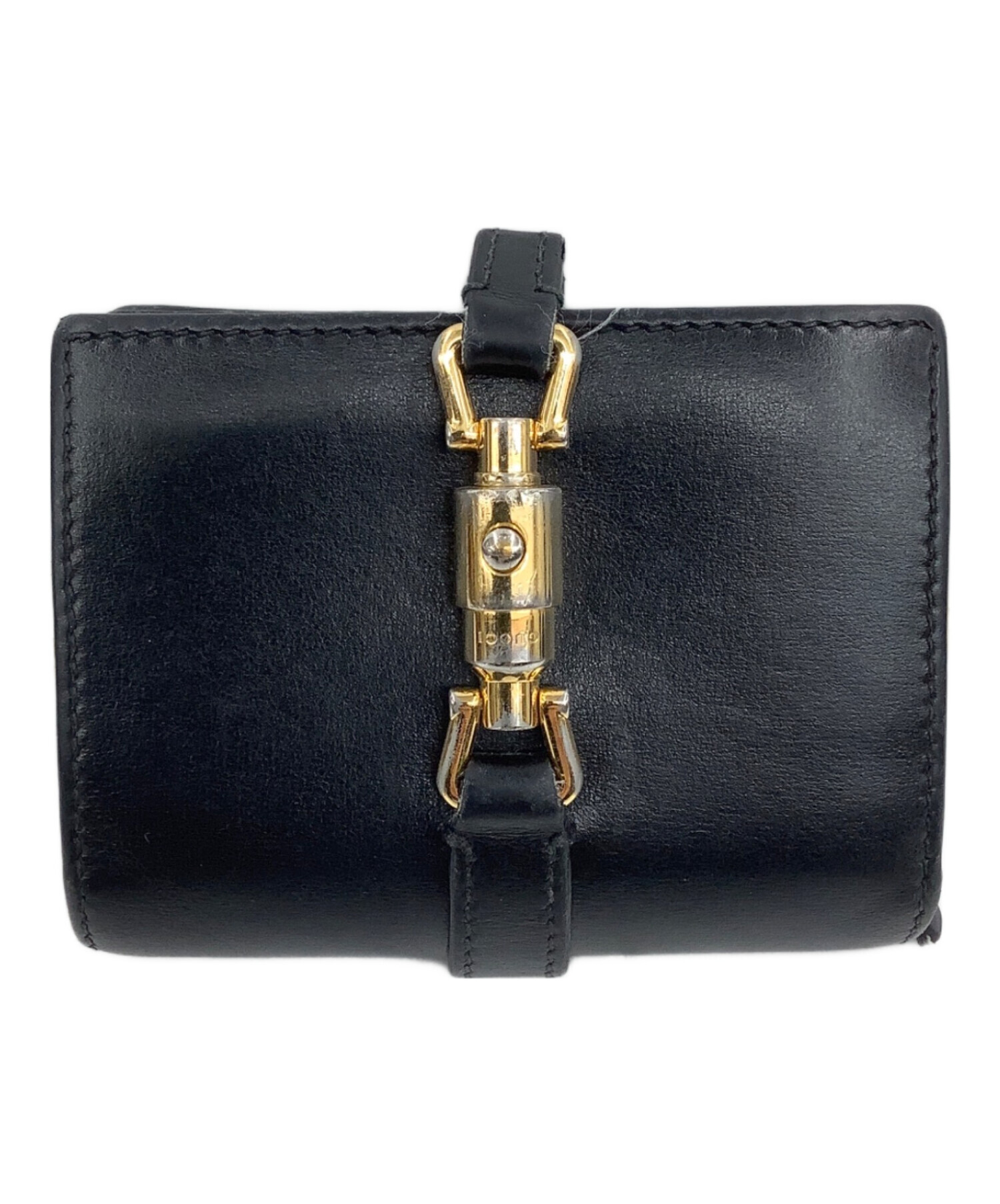 中古・古着通販】GUCCI (グッチ) ジャッキーミニウォレット ブラック