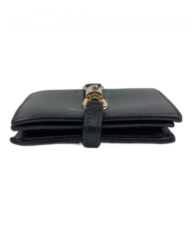 GUCCI　グッチ　財布　ジャッキー　小銭入れ有り　コンパクト　付属品多数 中古・古着通販】GUCCI (グッチ) ジャッキーミニウォレット ブラック