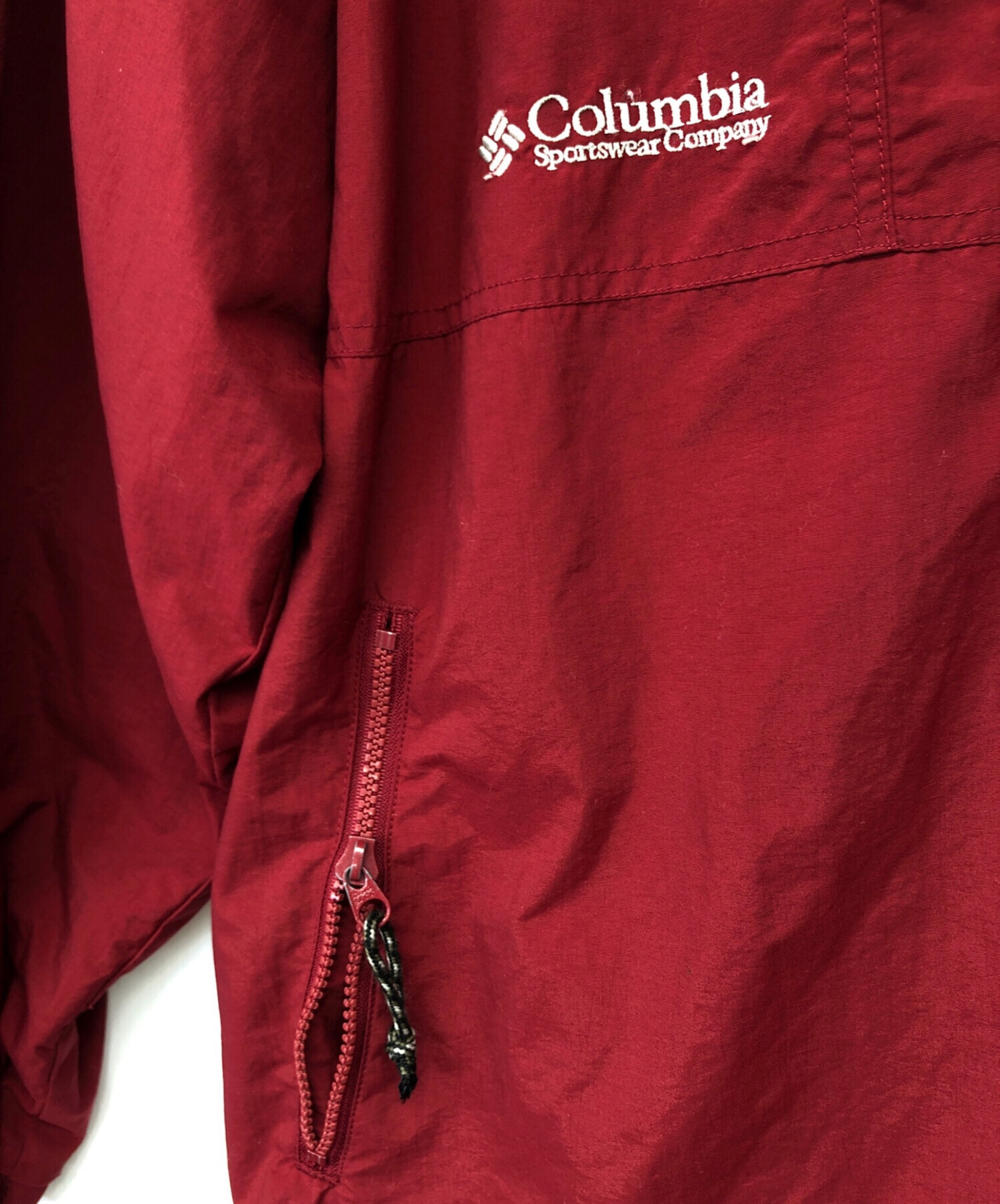 中古・古着通販】Columbia (コロンビア) アノラックパーカー レッド