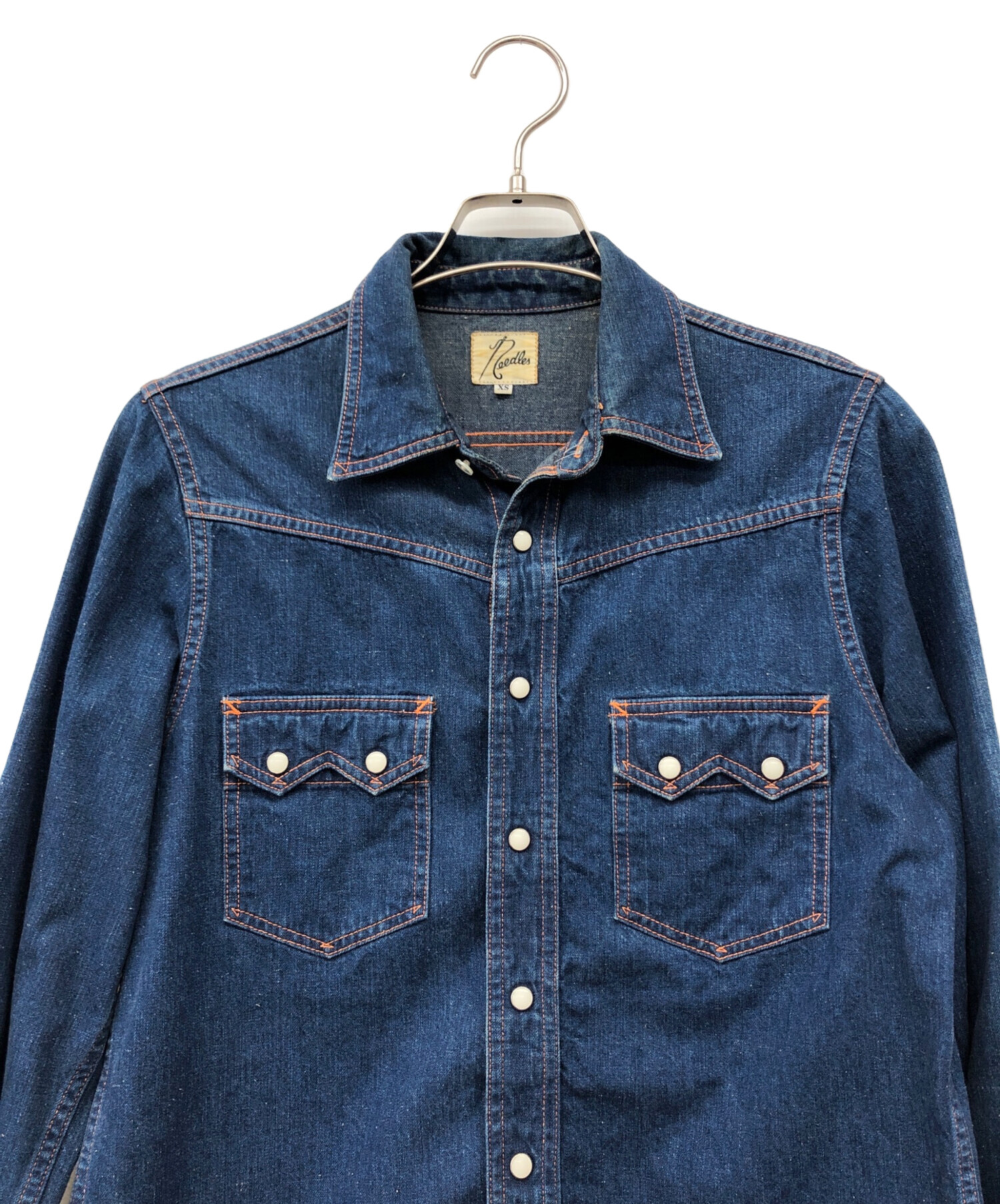 中古・古着通販】Needles (ニードルズ) デニムシャツ インディゴ  