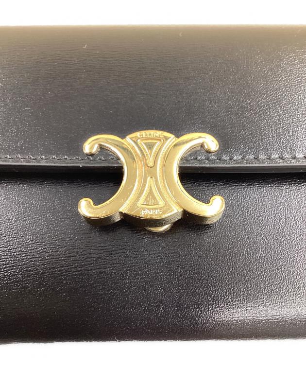 中古・古着通販】CELINE (セリーヌ) トリオンフ ラージウォレット