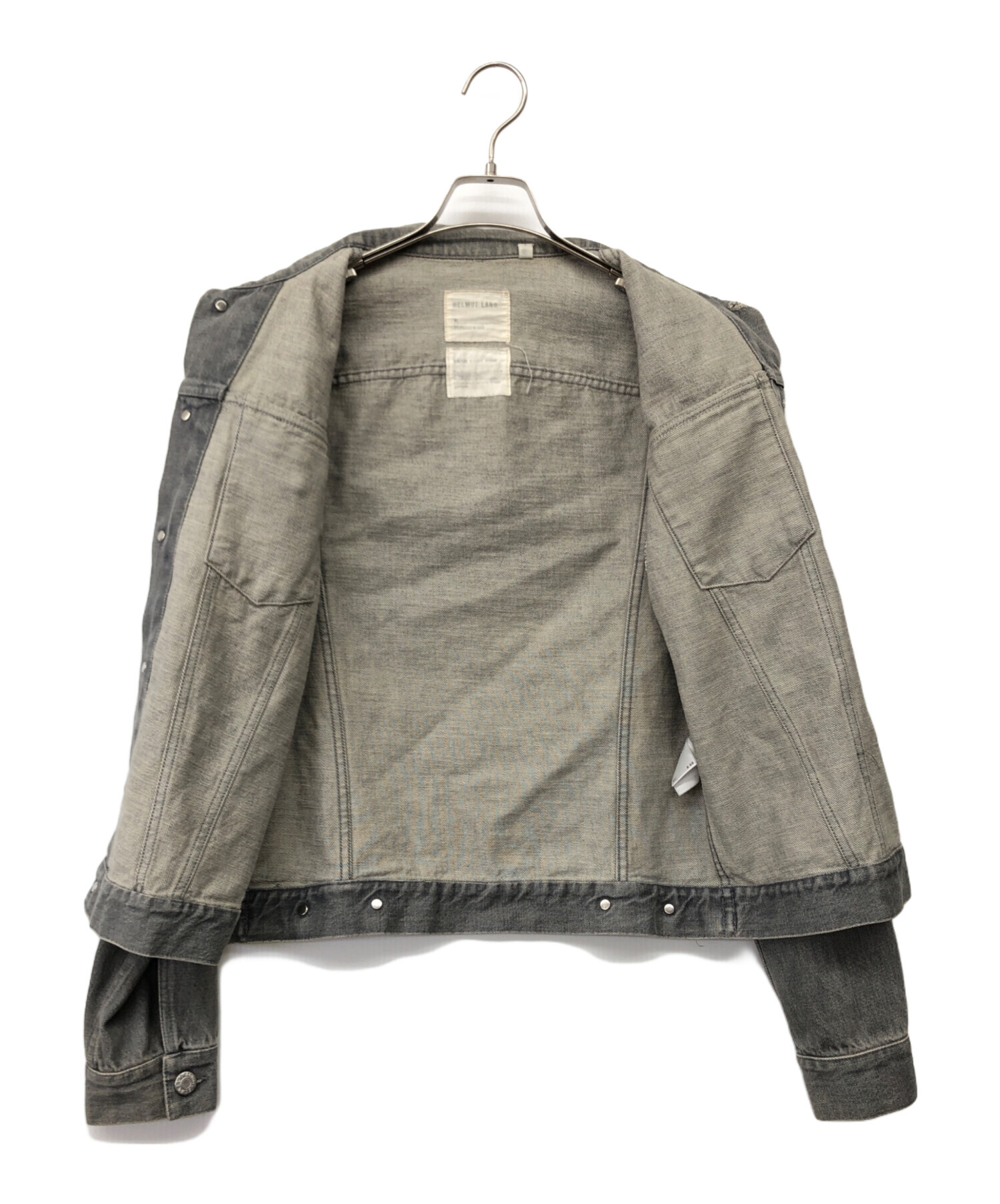 グレー デニムジャケットhelmut lang HELMUT LANG/Gジャン/size40/グレー/デニムジャケット - メルカリ