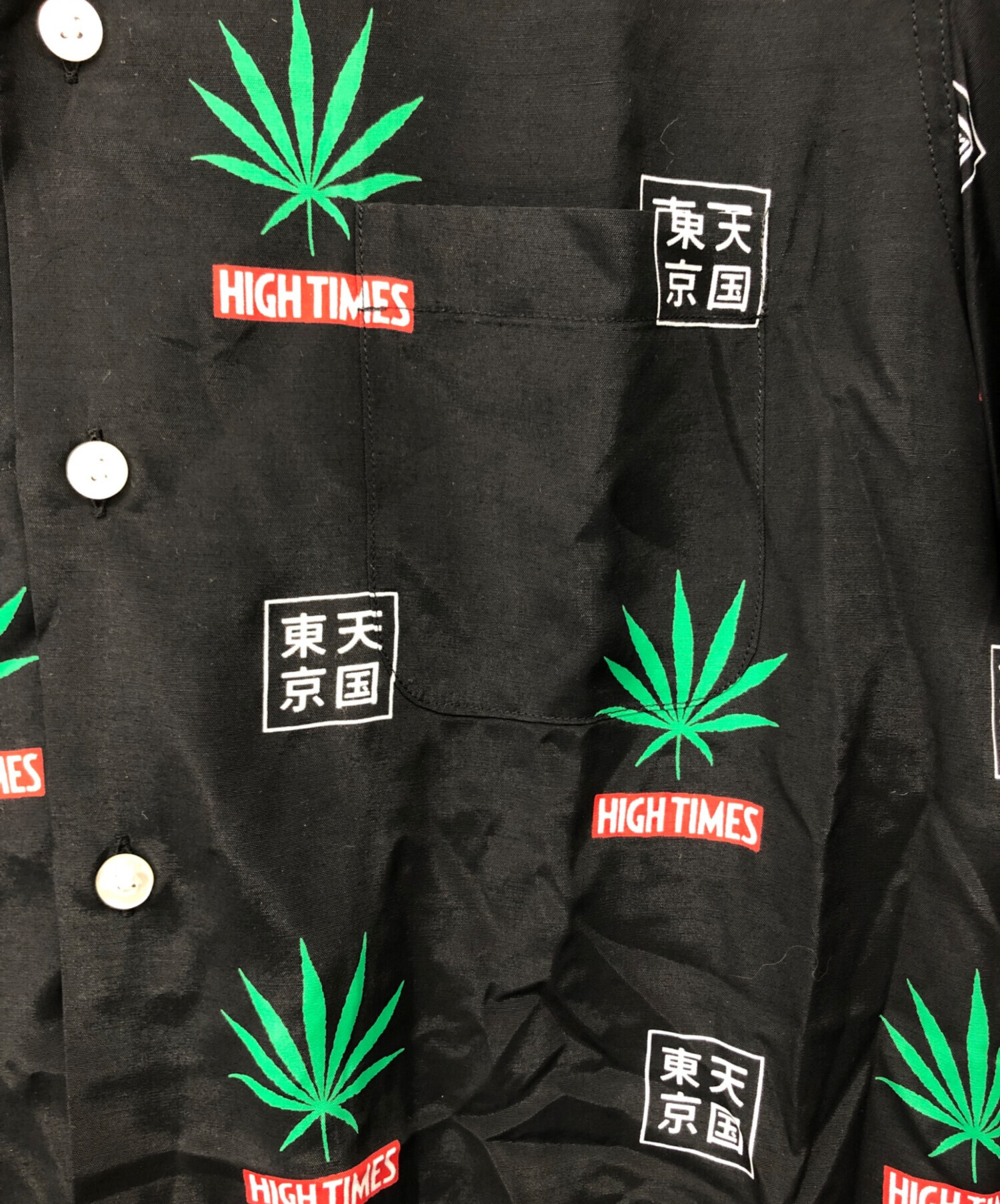 中古・古着通販】WACKO MARIA (ワコマリア) 半袖シャツ ブラック