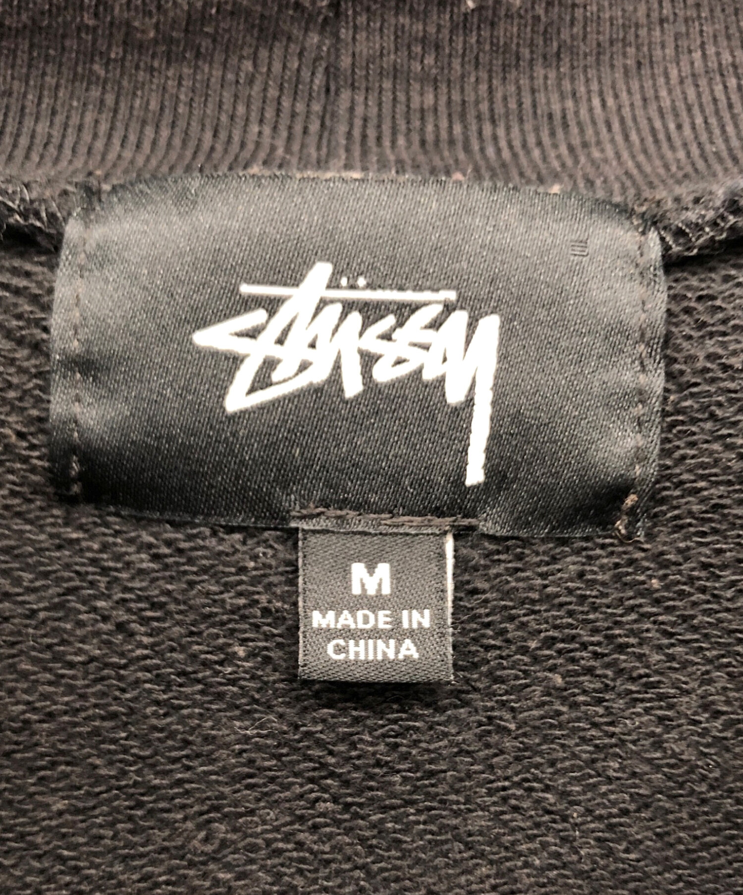 中古・古着通販】stussy (ステューシー) スウェット ブラック サイズ:M