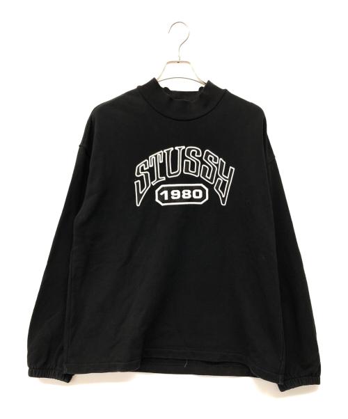 STUSSY ステューシー スウェット M 黒 【古着】【中古】【送料無料】 中古・古着通販】stussy (ステューシー) スウェット ブラック サイズ:M