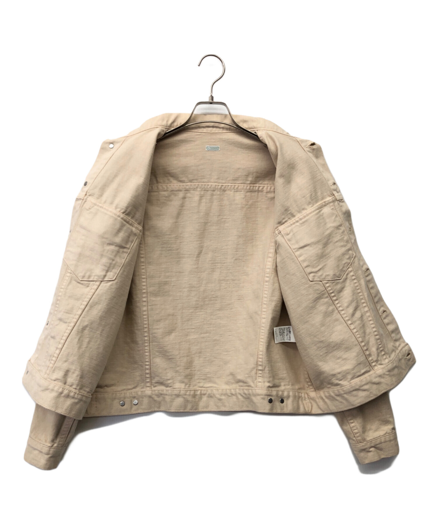 中古・古着通販】A.PRESSE (アプレッセ) 3rd Type Jacket アイボリー