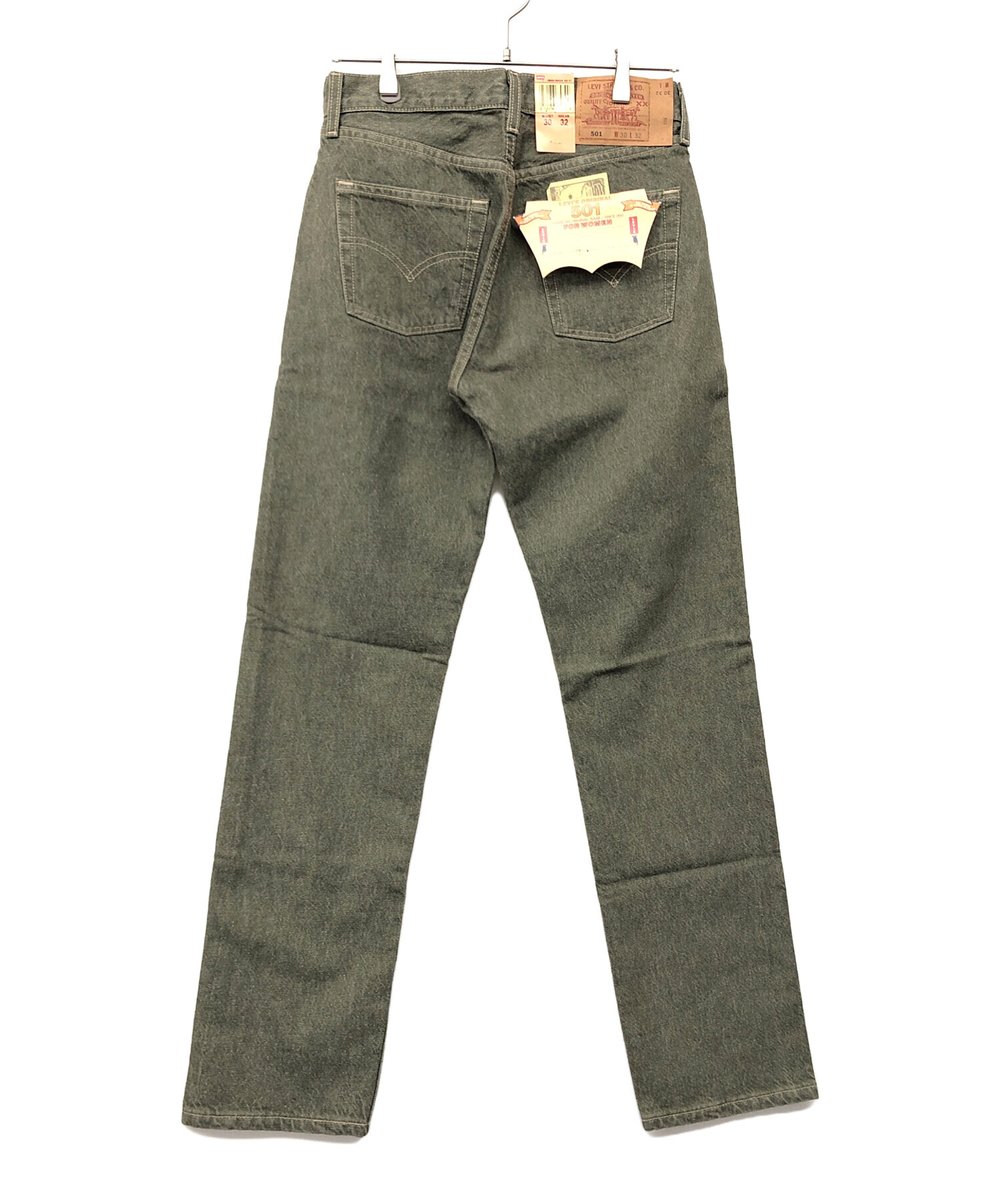 中古・古着通販】LEVI'S (リーバイス) 501デニムパンツ グリーン