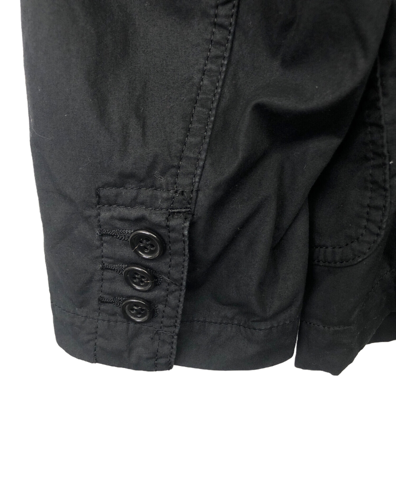 ブラックコムデギャルソン テーラードジャケット XL ポリエステル ブラック BLACK COMME des GARCONS（ブラックコムデギャルソン