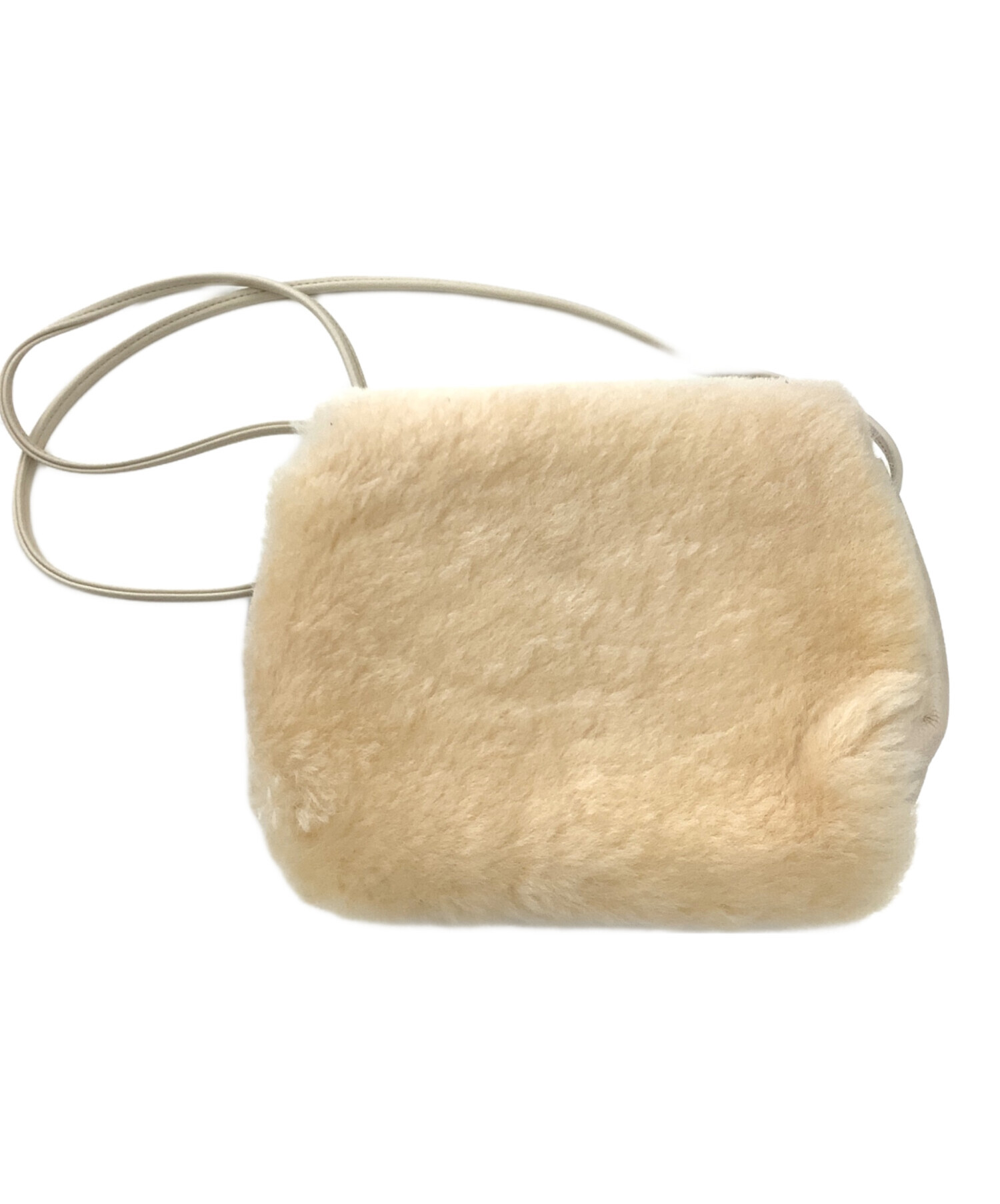 中古・古着通販】UGG (アグ) ムートンショルダーバッグ ベージュ