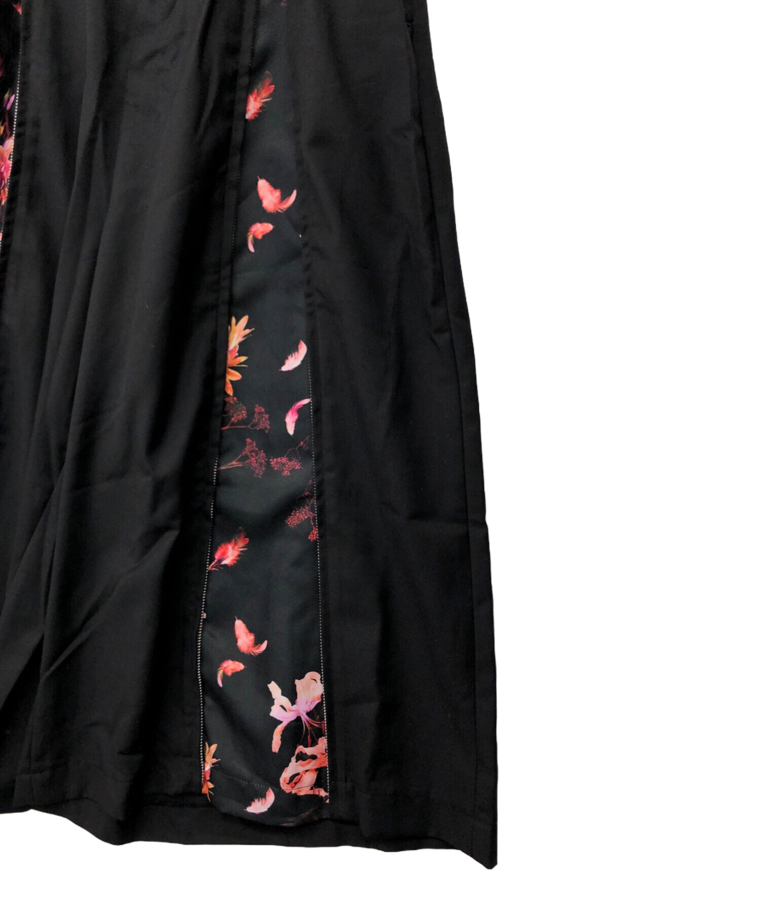 中古・古着通販】CIVARIZE (シヴァーライズ) ワイドパンツ ブラック