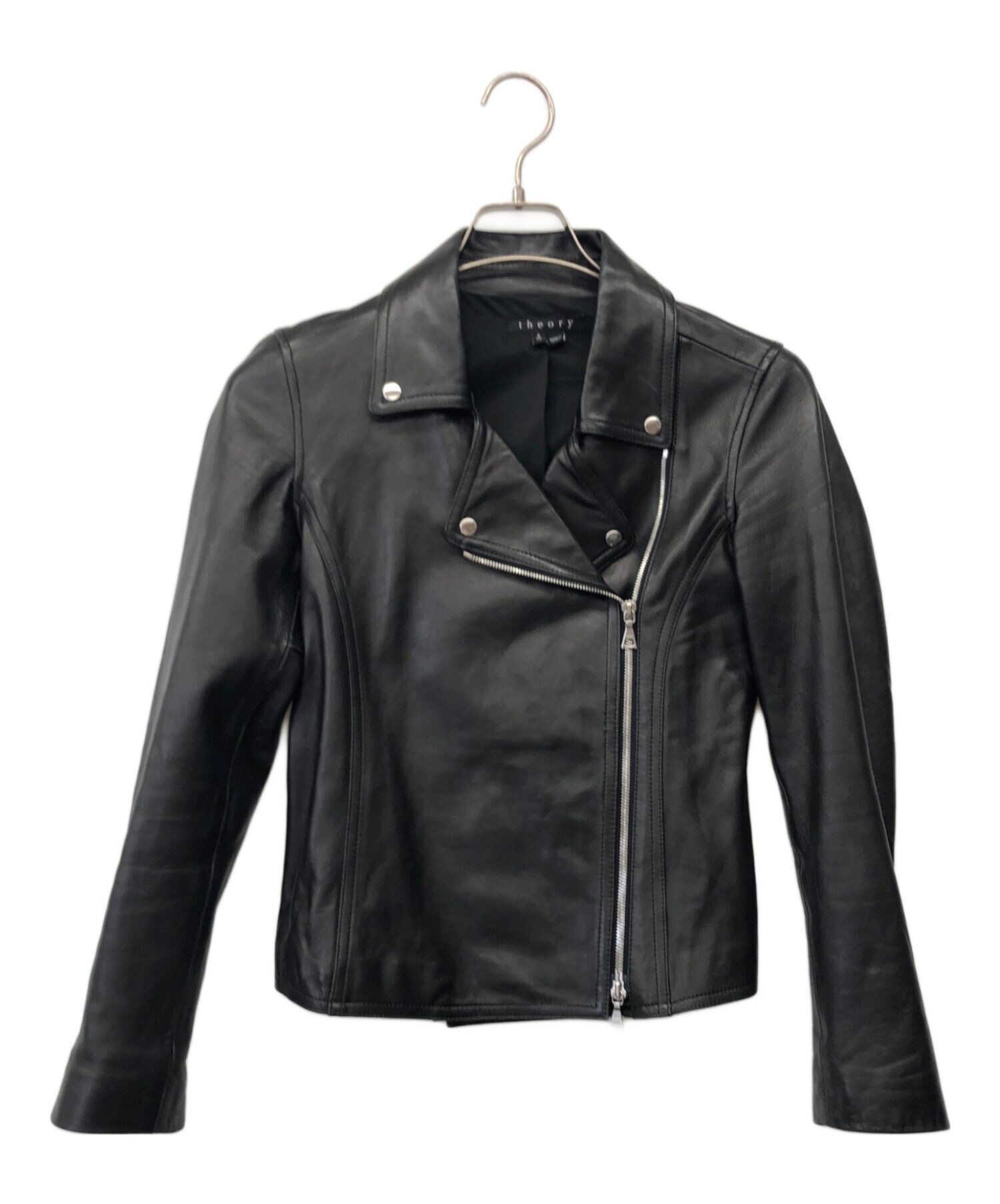 【アサヒ】新品未使用theoryセオリー　ライダーズ黒　Ｓサイズ アサヒ】新品未使用theoryセオリー ライダーズ黒 Sサイズ 楽天