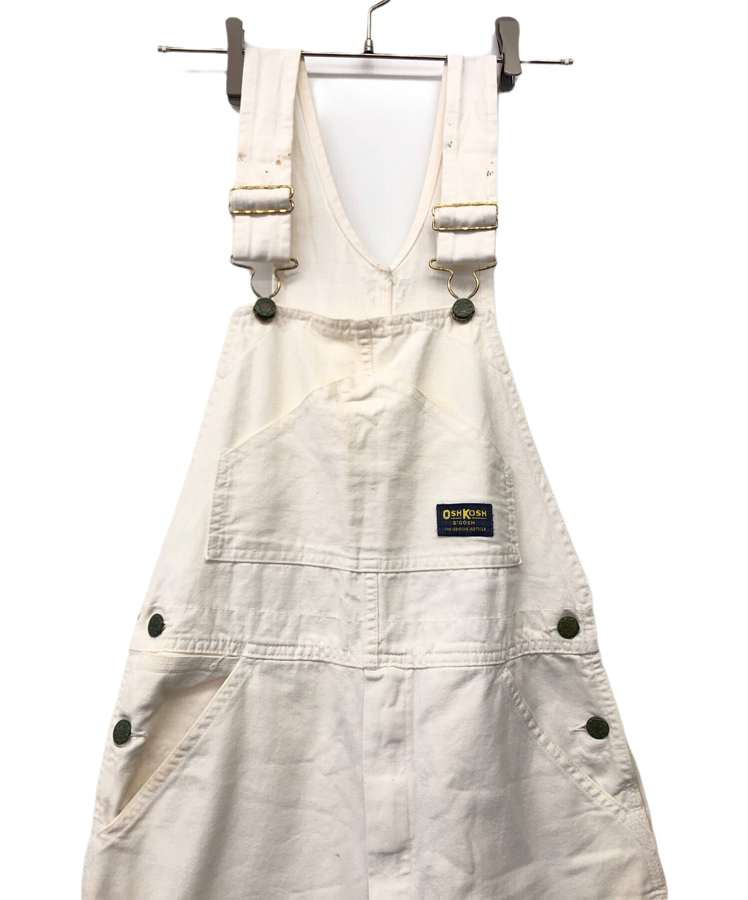 中古・古着通販】OSH KOSH (オシュコシュ) オーバーオール ホワイト