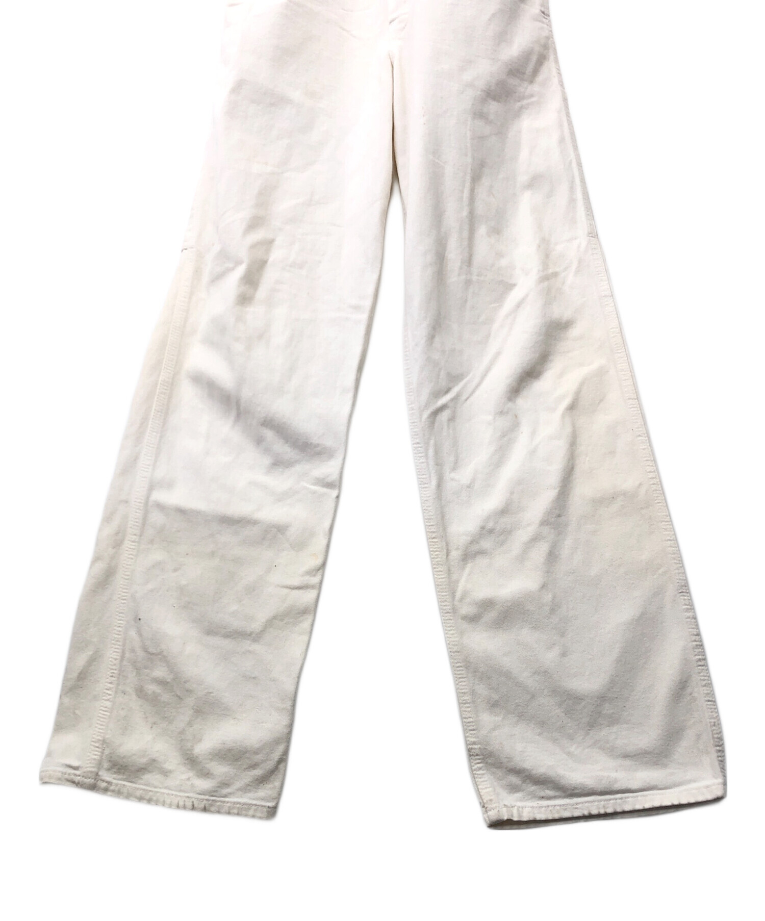 オシュコシュ　ビゴッシュ　オーバーオール　サロペット　ホワイト　白　メンズ　古着 中古・古着通販】OSH KOSH (オシュコシュ) オーバーオール ホワイト