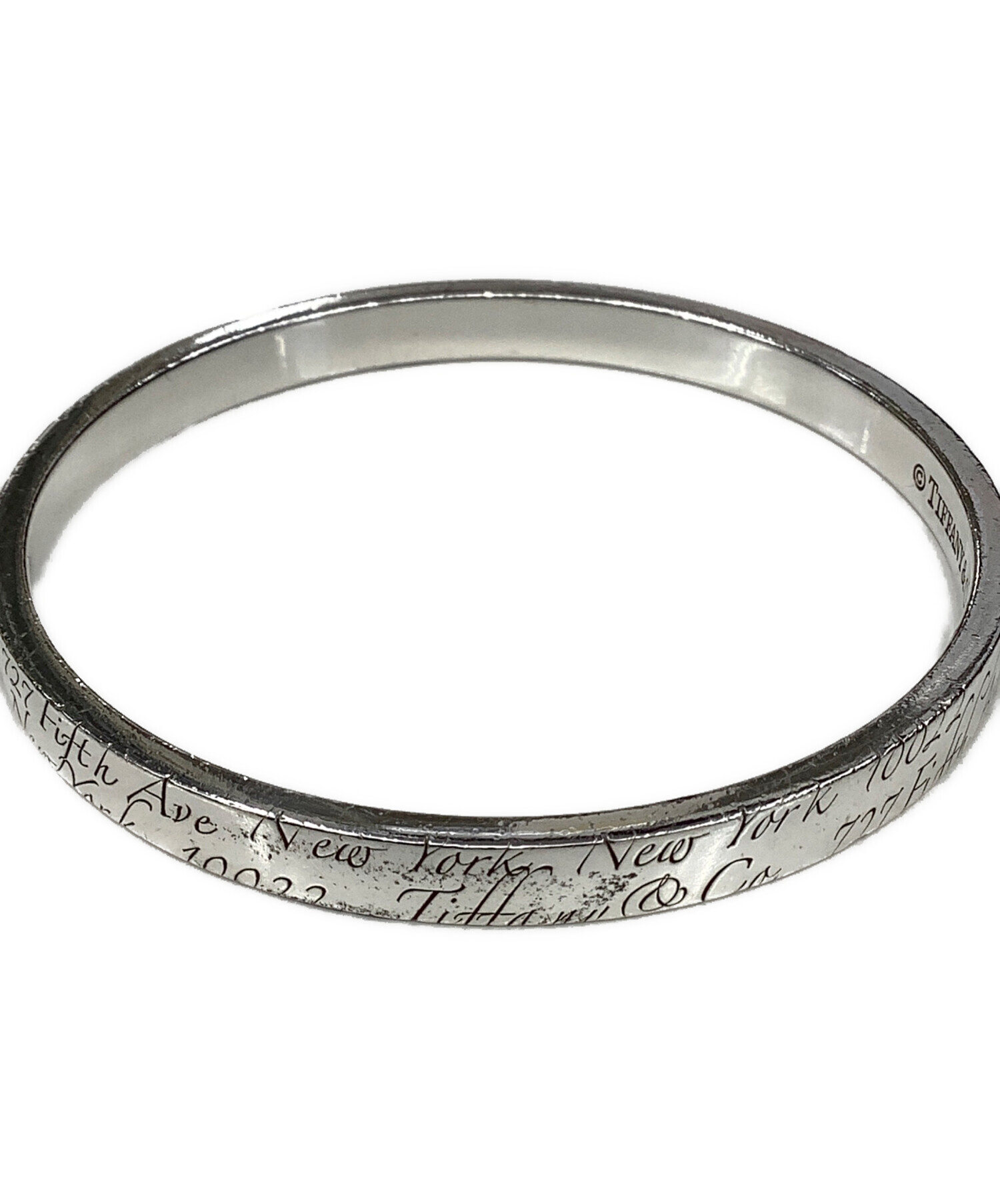 中古・古着通販】TIFFANY & Co. (ティファニー) バングル ノーツナロー