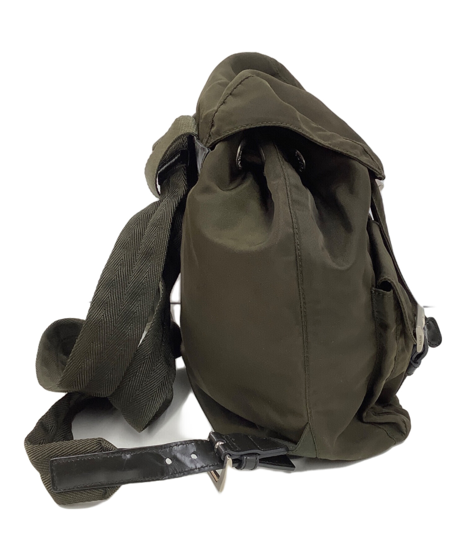 中古・古着通販】PRADA (プラダ) ナイロンリュック オリーブ｜ブランド