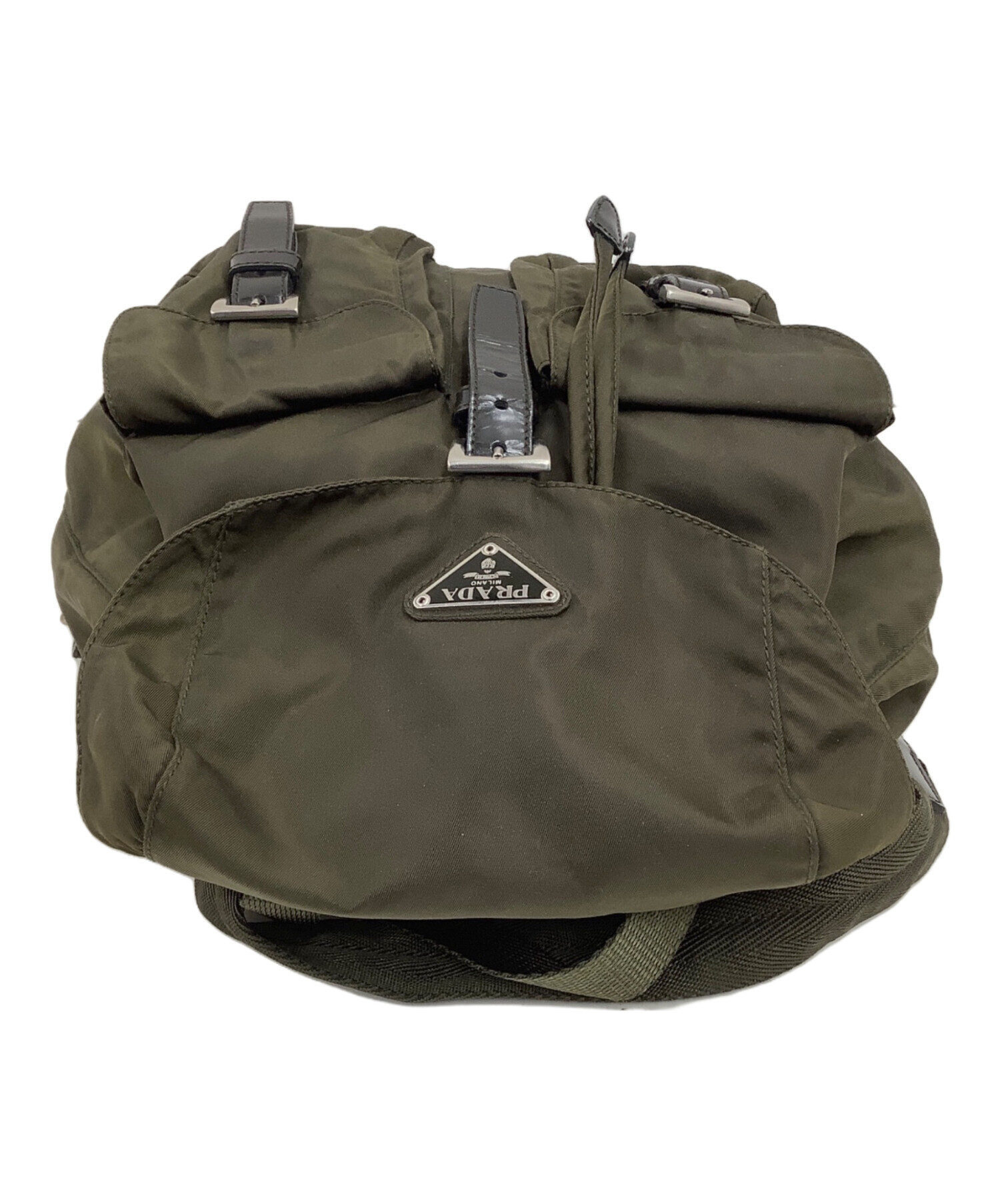 中古・古着通販】PRADA (プラダ) ナイロンリュック オリーブ｜ブランド