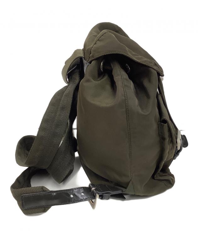 中古・古着通販】PRADA (プラダ) ナイロンリュック オリーブ｜ブランド