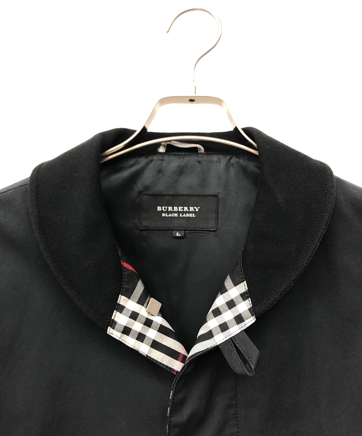 正規品 BURBERRY BLACK LABEL ショールカラー カーディガン 紺