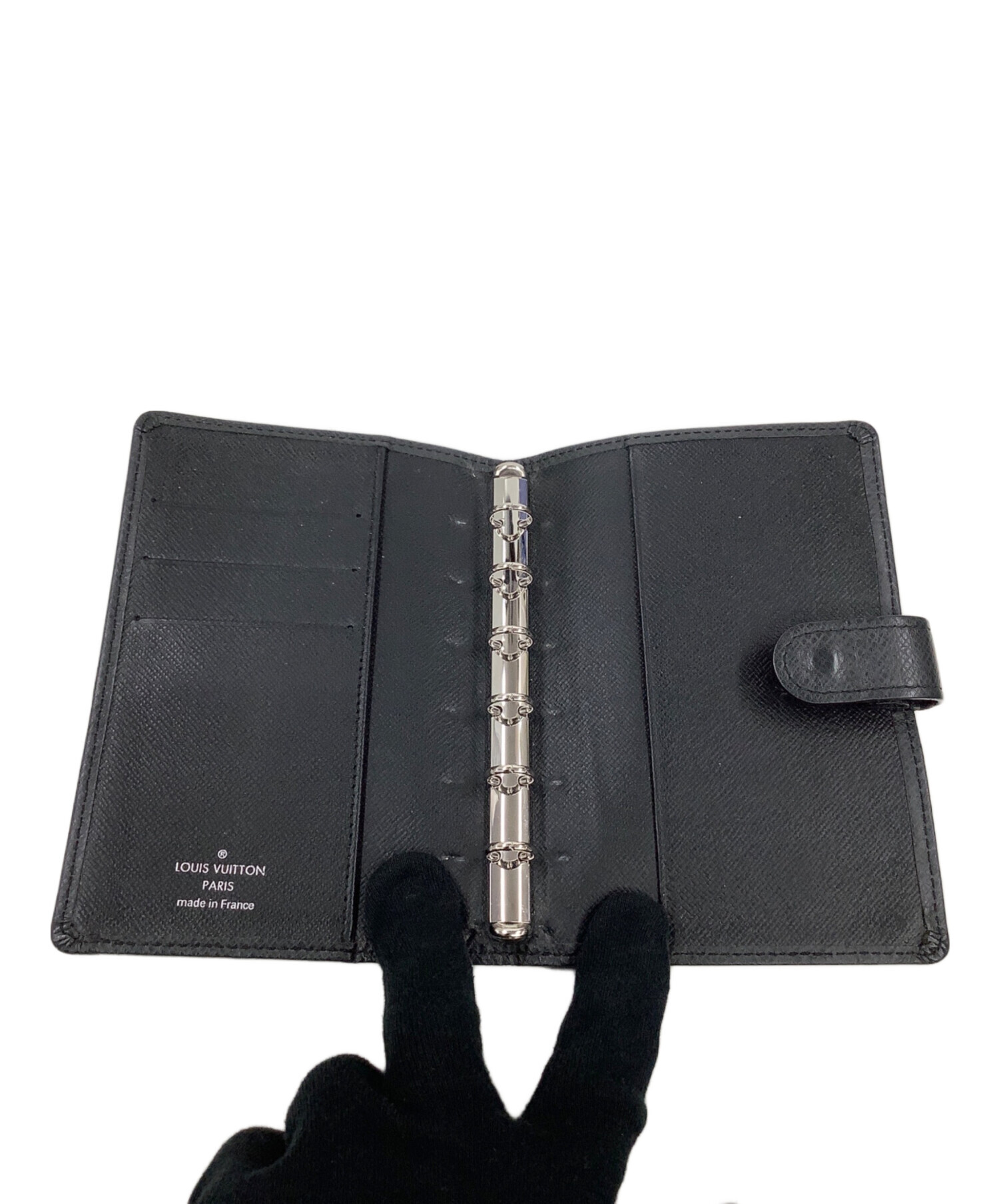 中古・古着通販】LOUIS VUITTON (ルイ ヴィトン) 手帳カバー ブラック